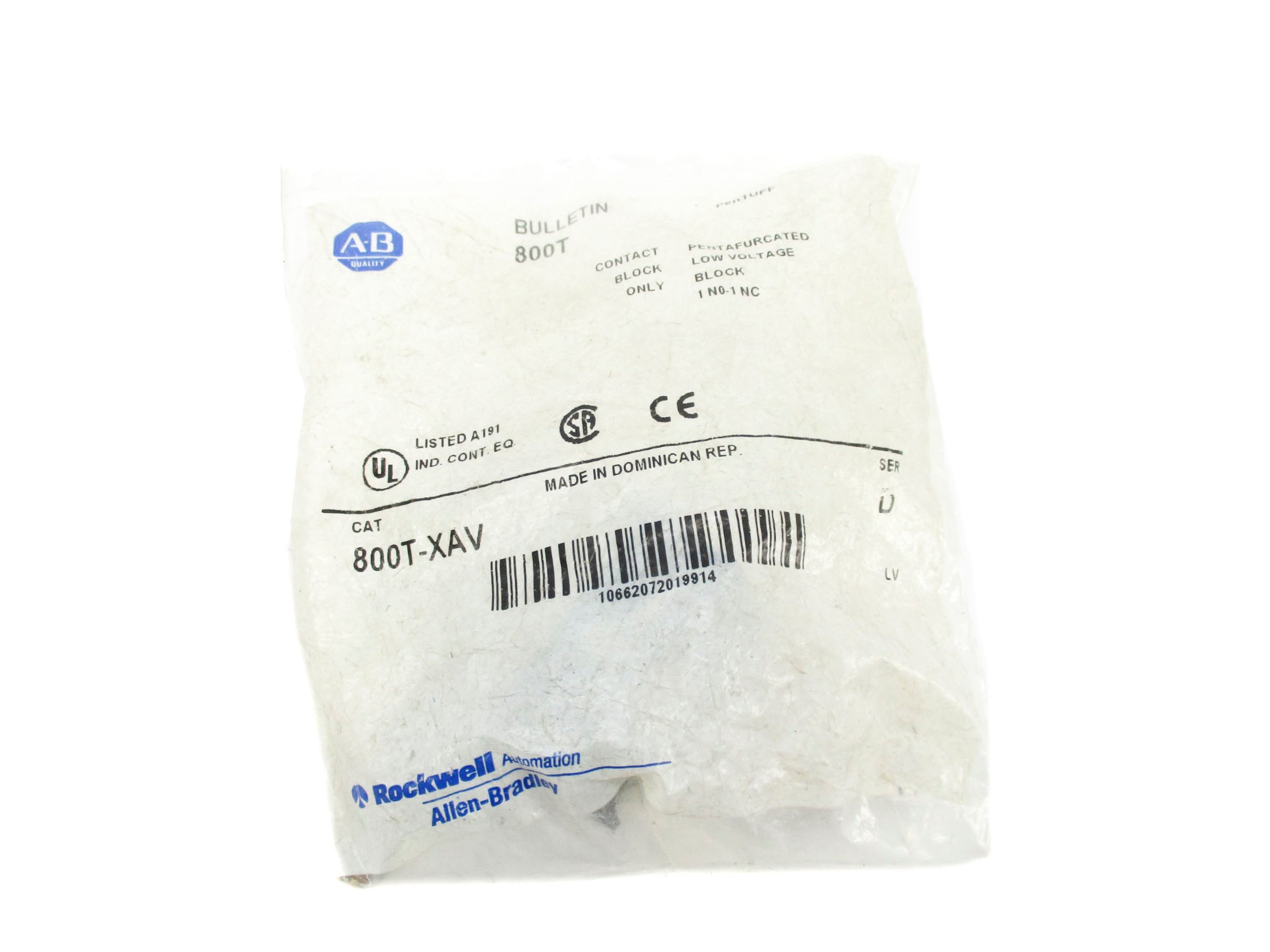 INDUSTRIAL SPARE PART 800T-XAV SER. D NSMP