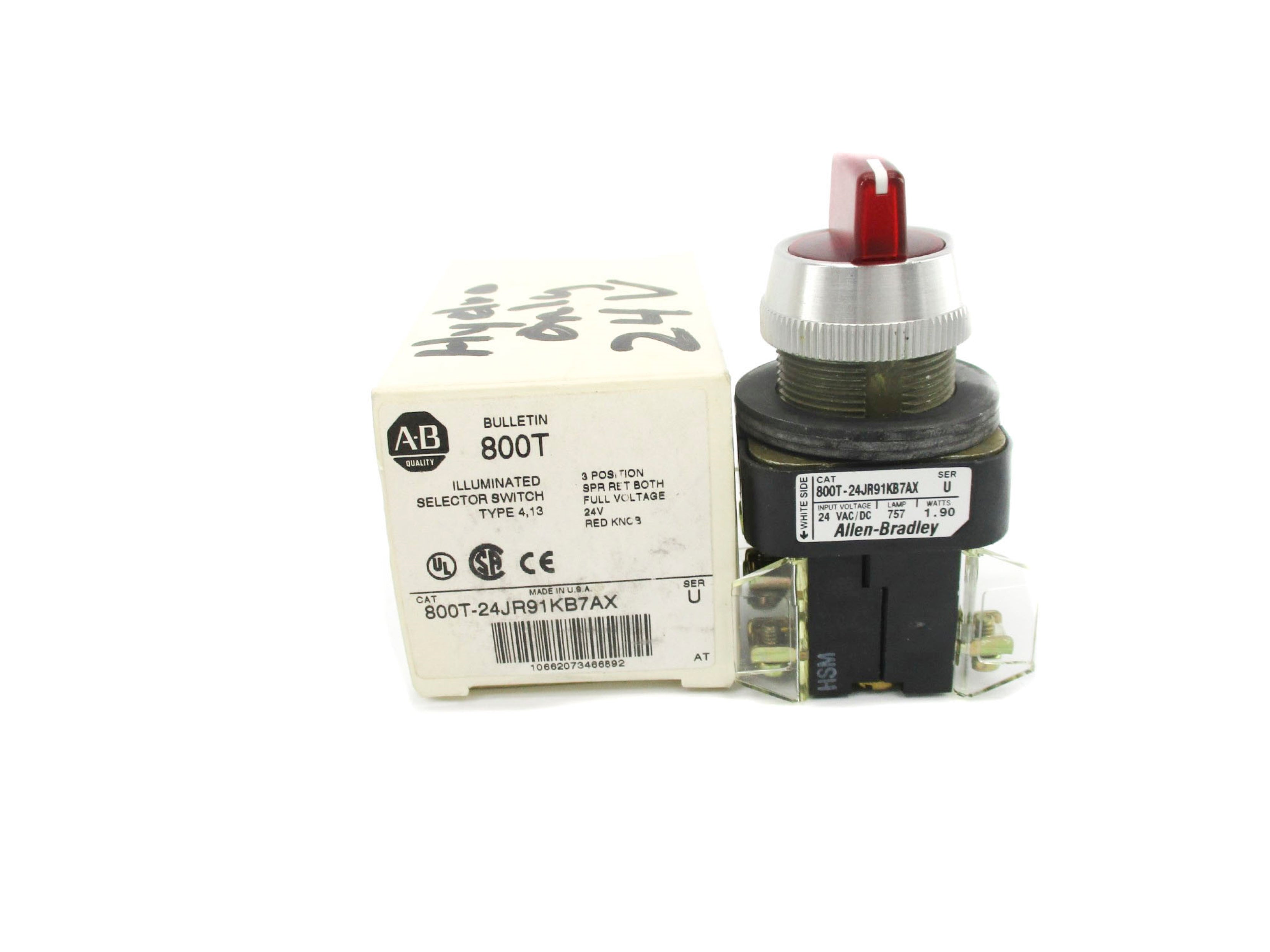 INDUSTRIAL SPARE PART 800T-24JR91KB7AX SER. U (WH) NSMP