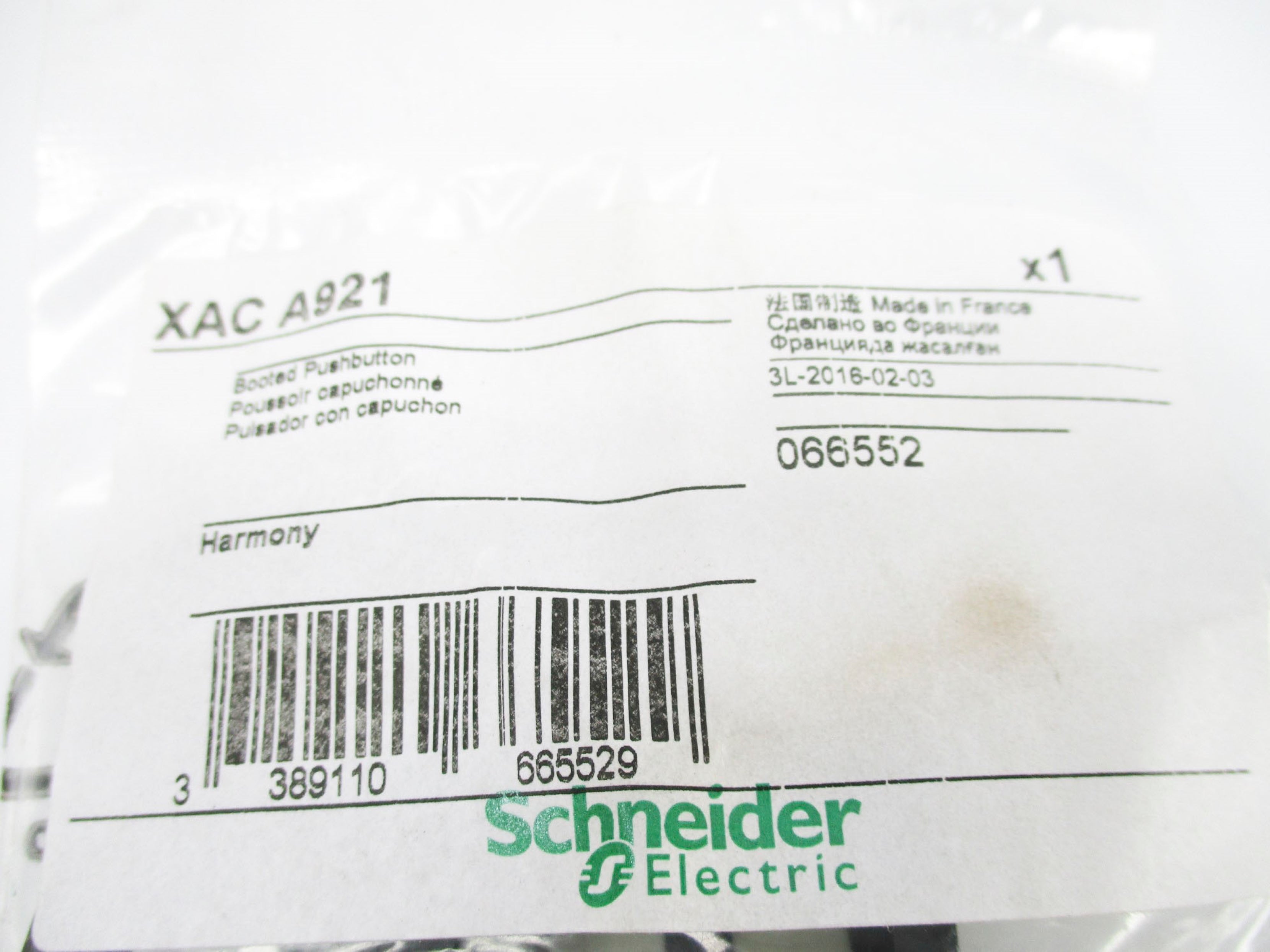 SCHNEIDER ELECTRIC XACA921 NSMP