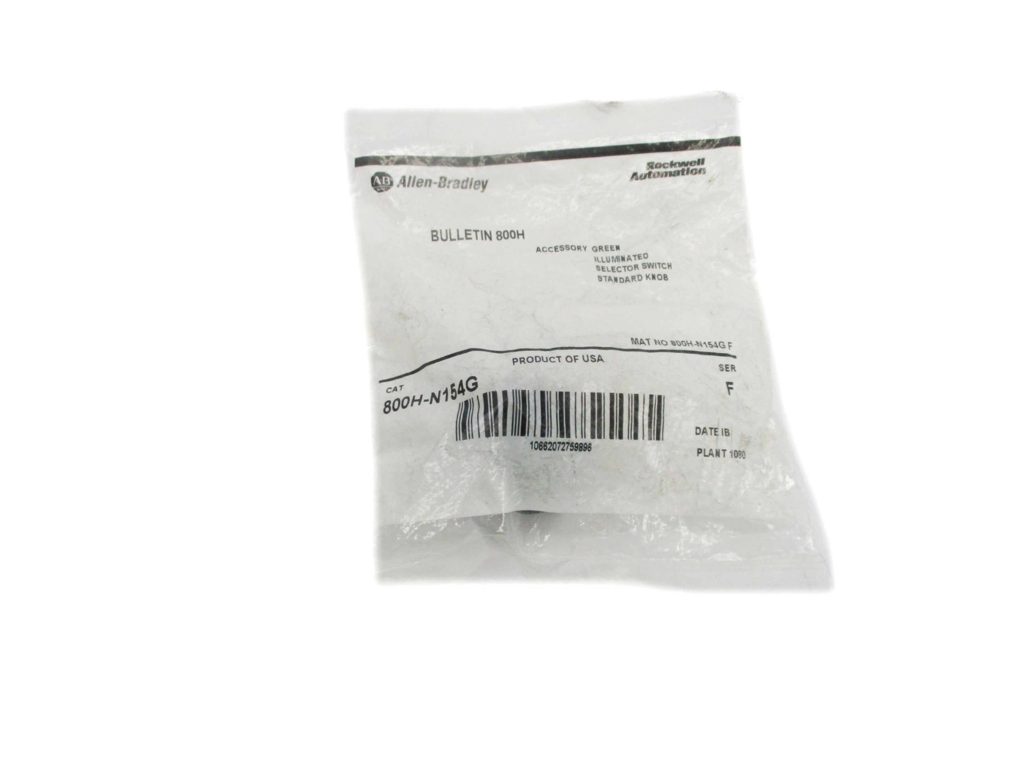 ALLEN BRADLEY 800H-N154G SER. F NSMP