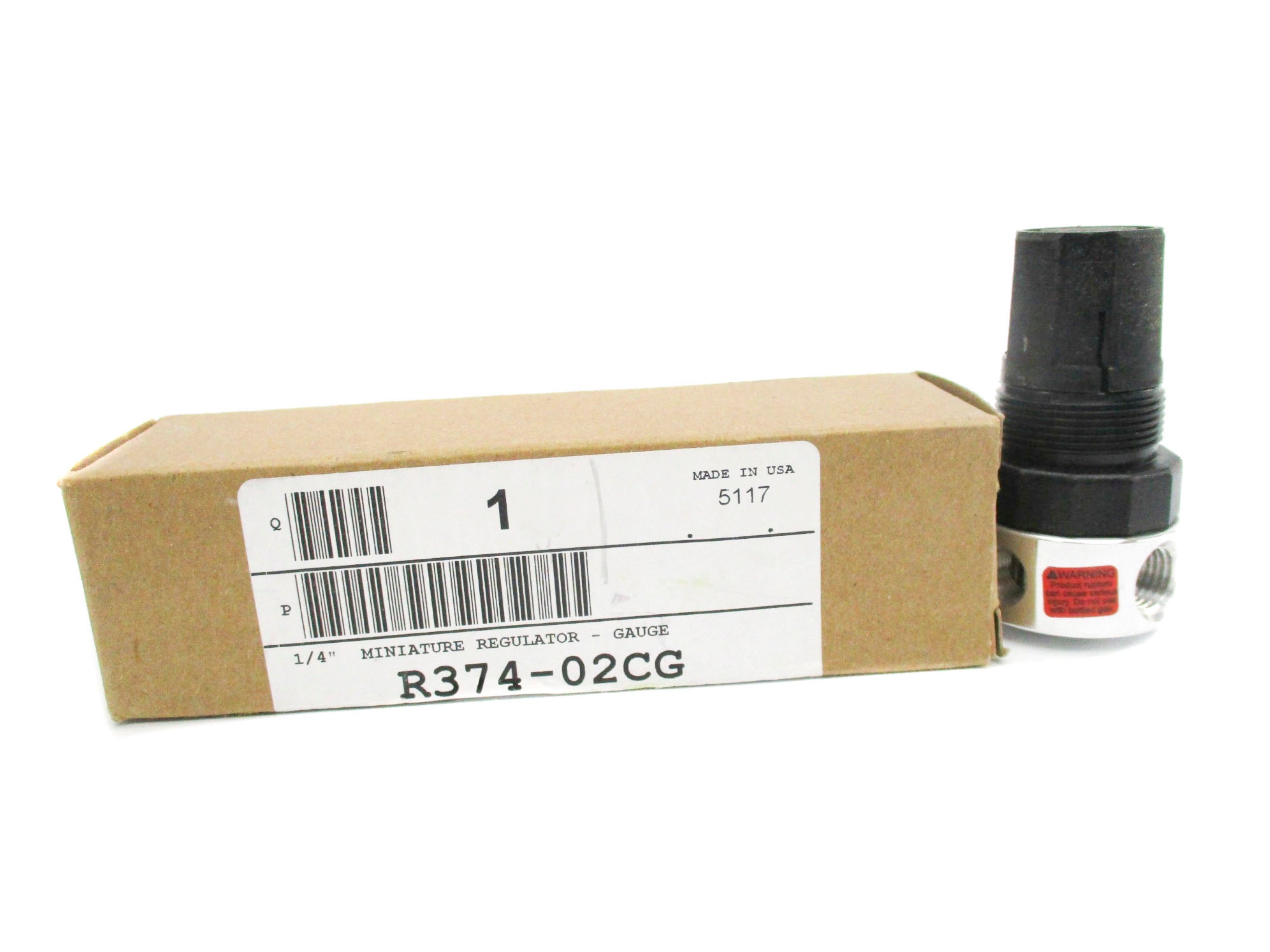 PARKER R374-02CG 0-125PSI 1/4" NSMP