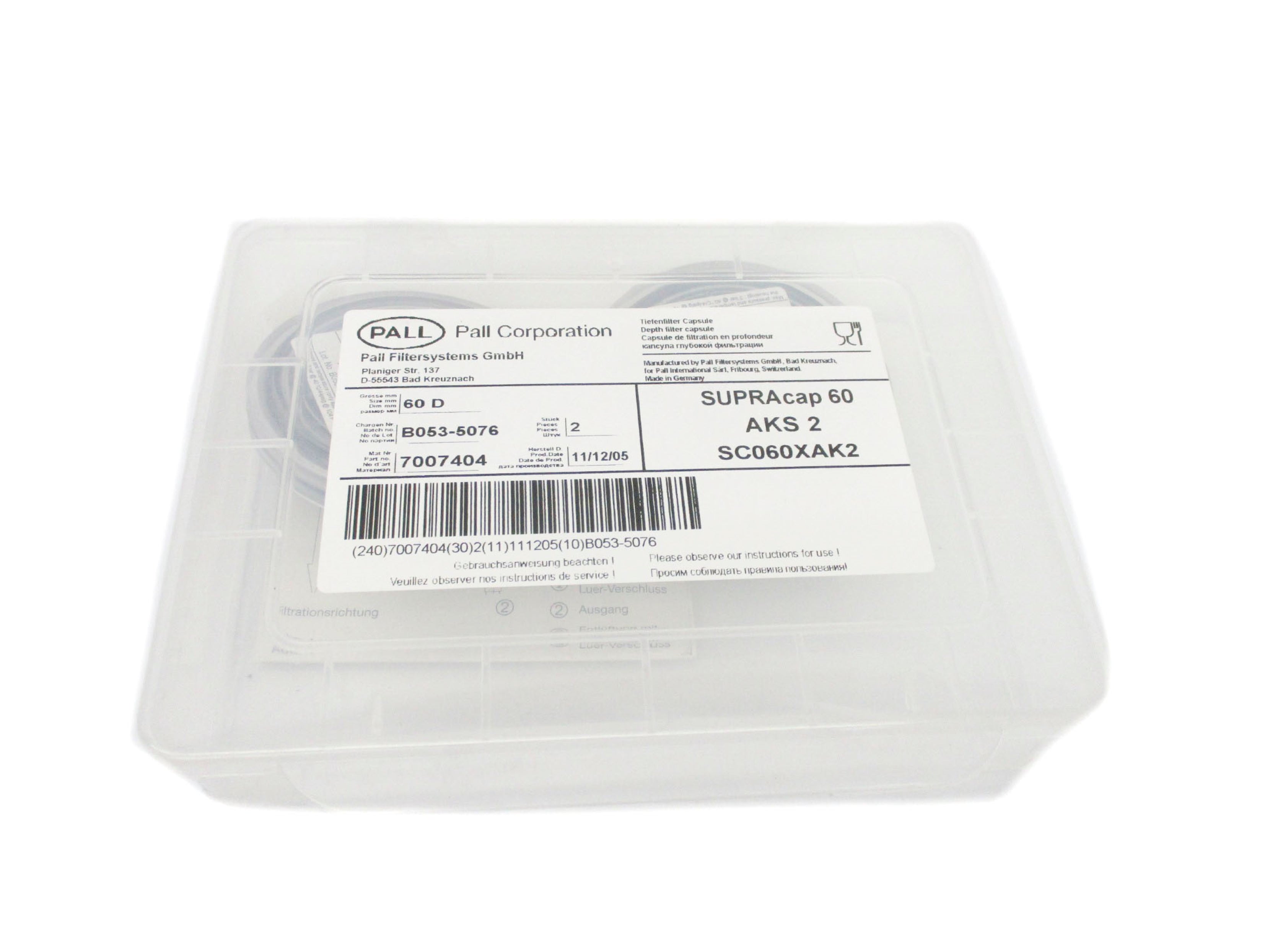 PALL SC060XAK2 (PKG OF 2) NSMP
