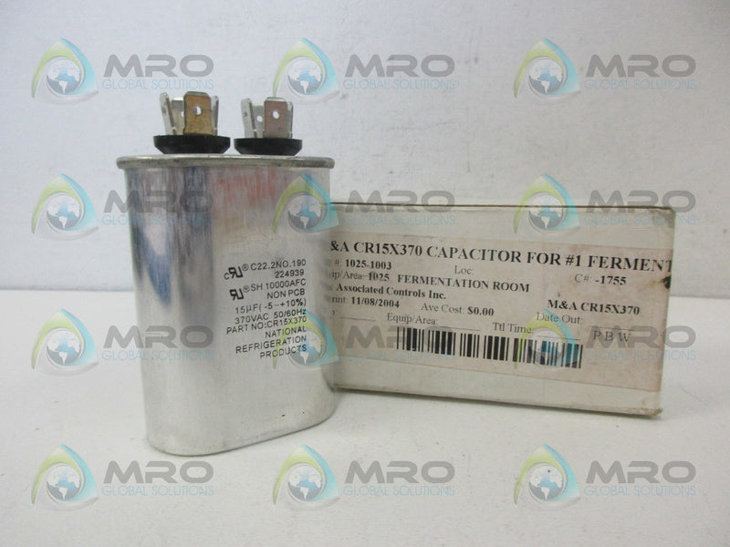 M&A CR15X370 CAPACITOR NSMP