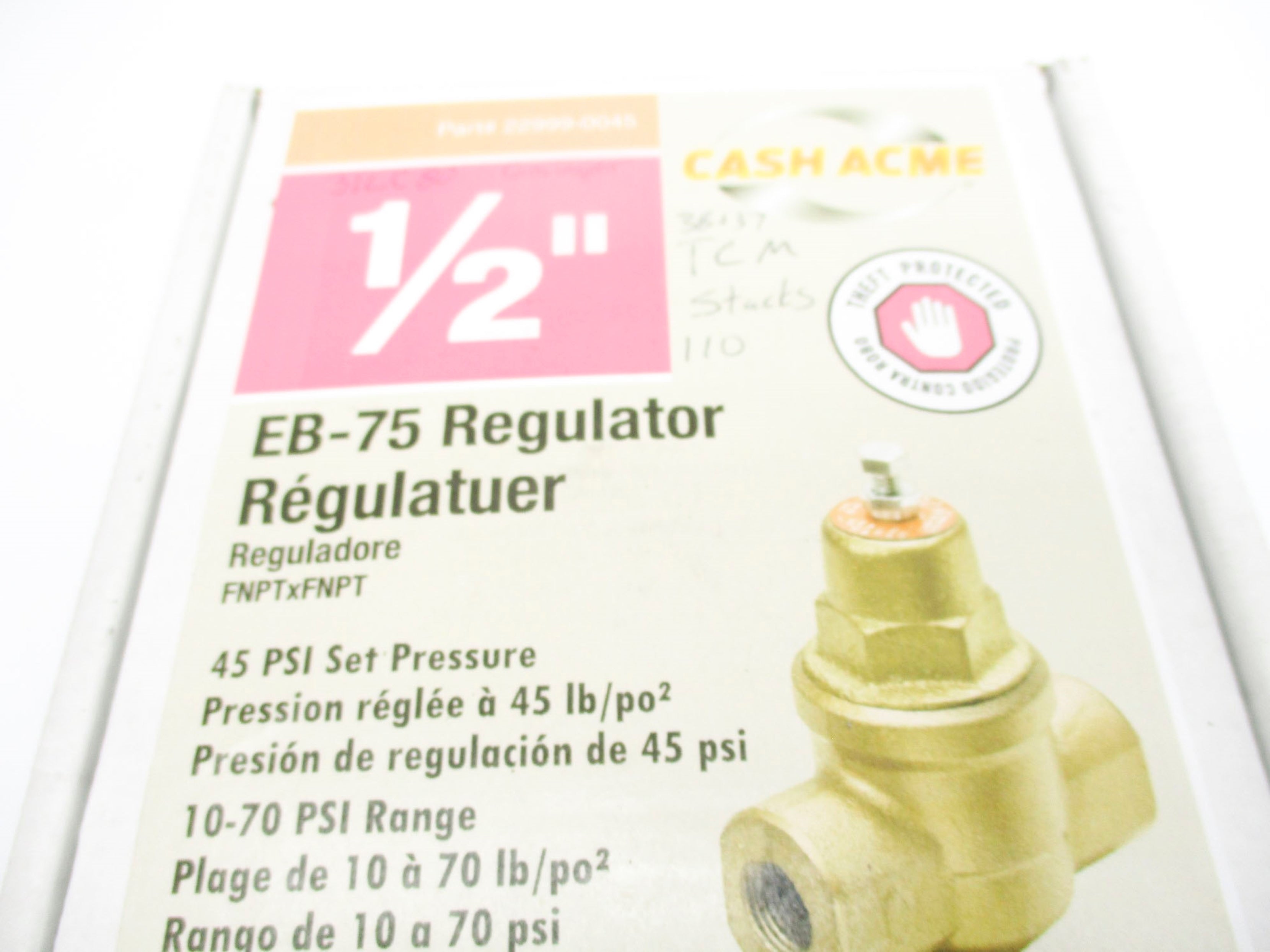 CASH ACME 22999-0045 10-70PSI NSMP