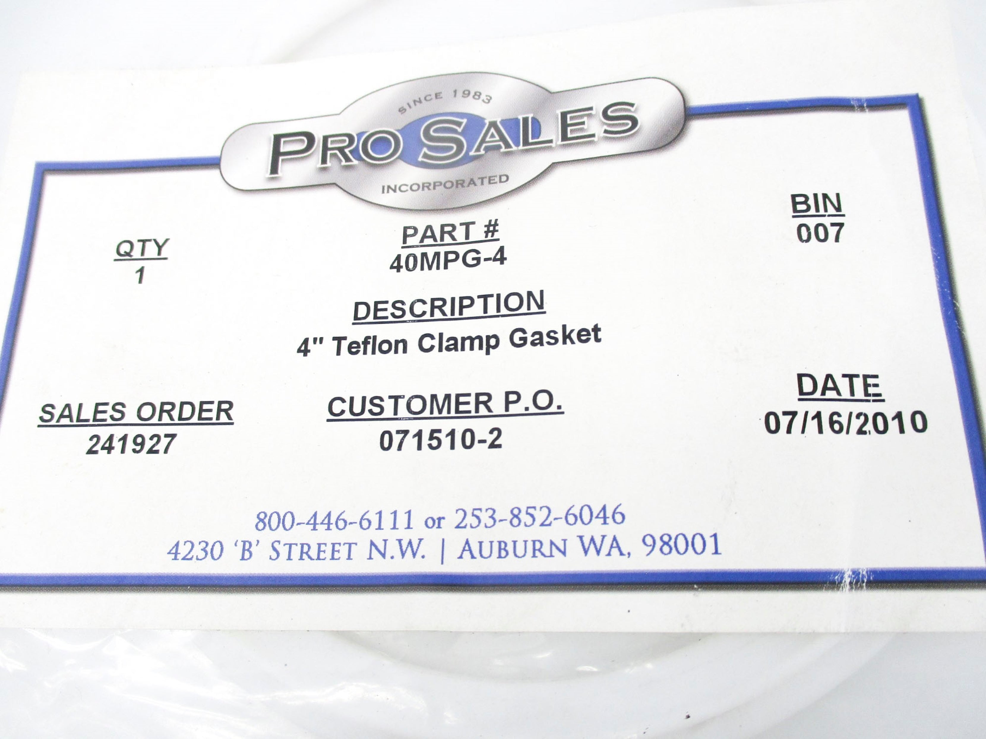 PRO SALES 40MPG-4 NSMP