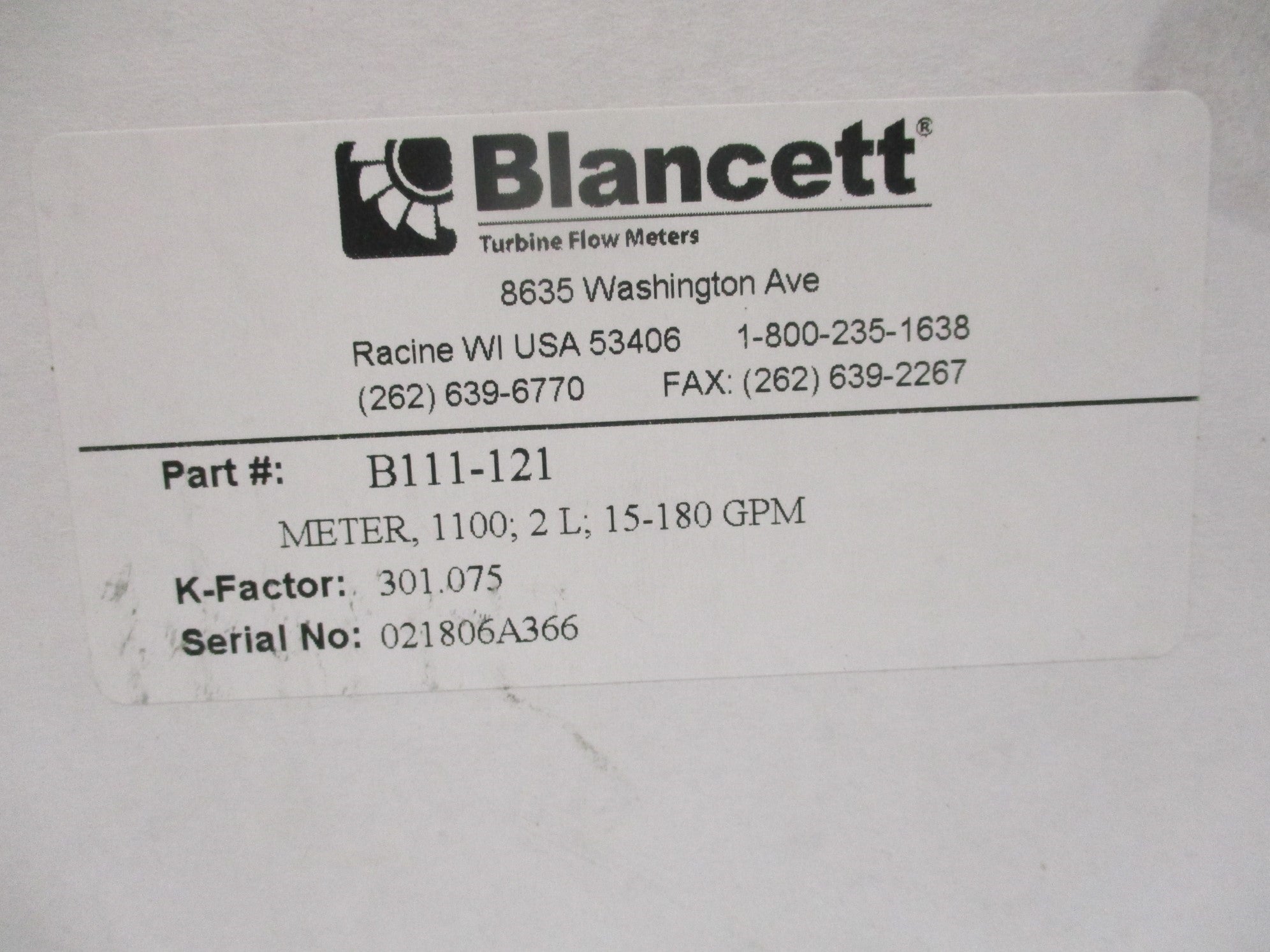 BLANCETT B111-21 NSMP