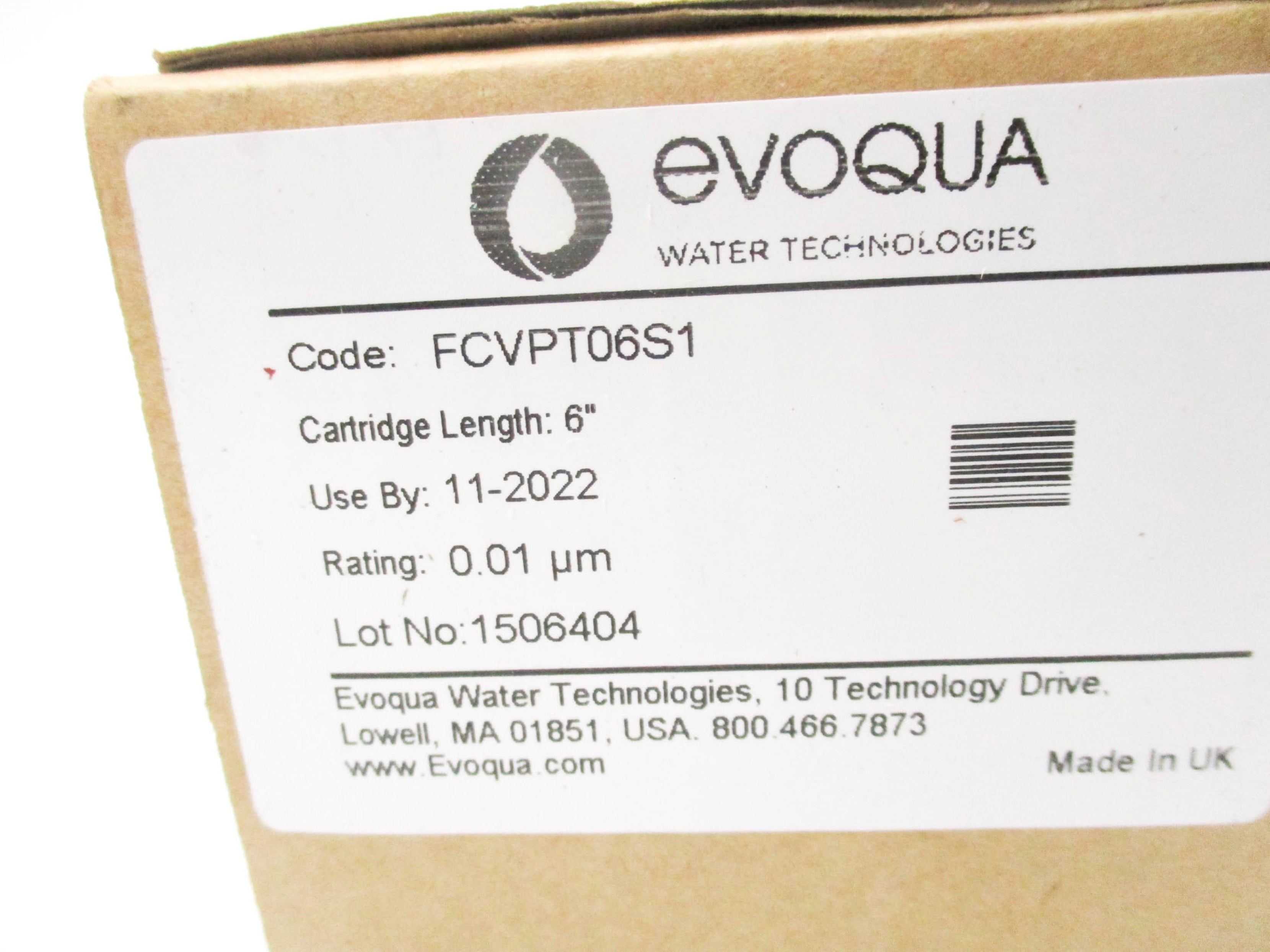 EVOQUA FCVPT06S1 NSMP