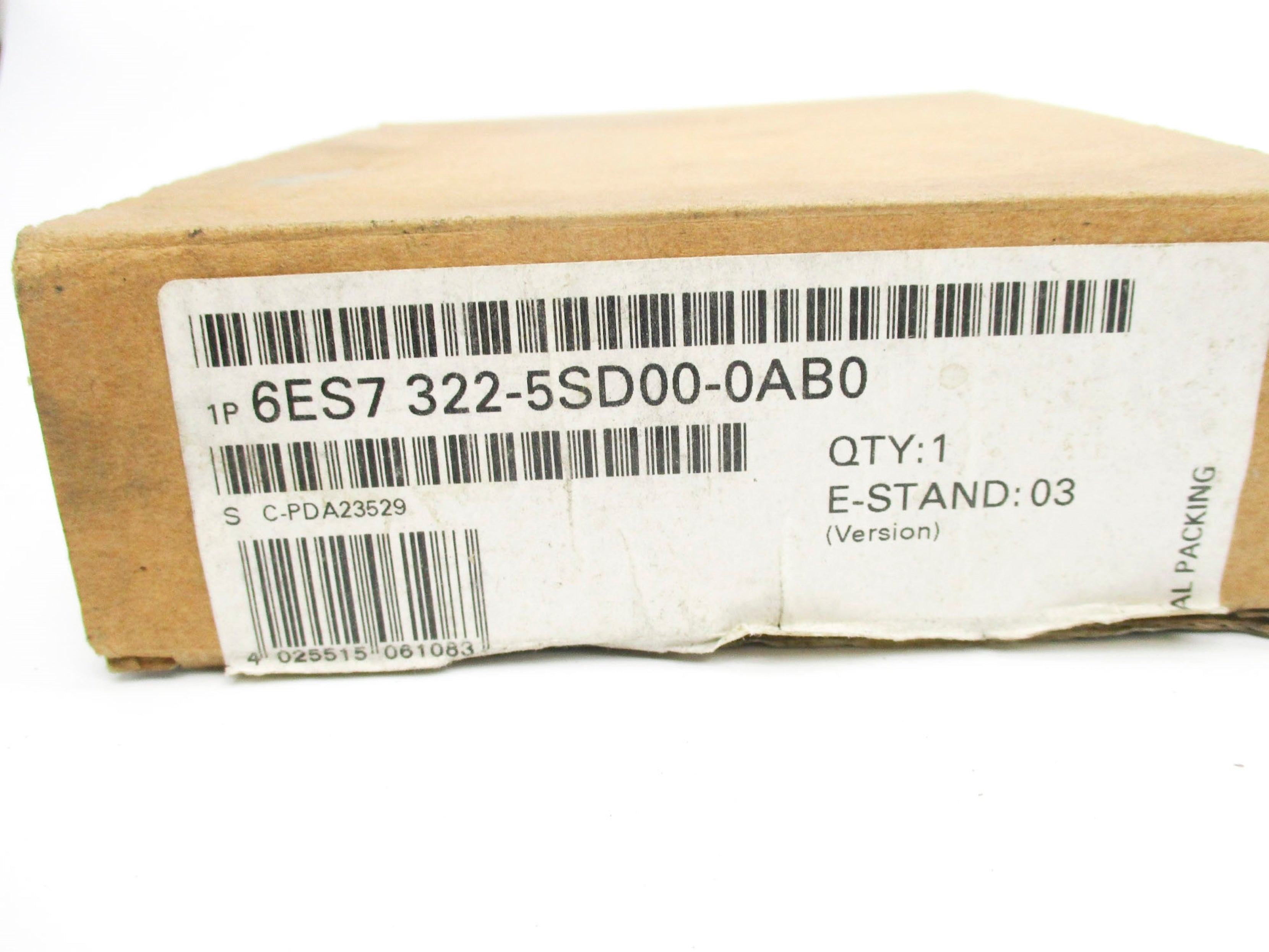 SIEMENS 6ES7322-5SD00-0AB0 NSMP