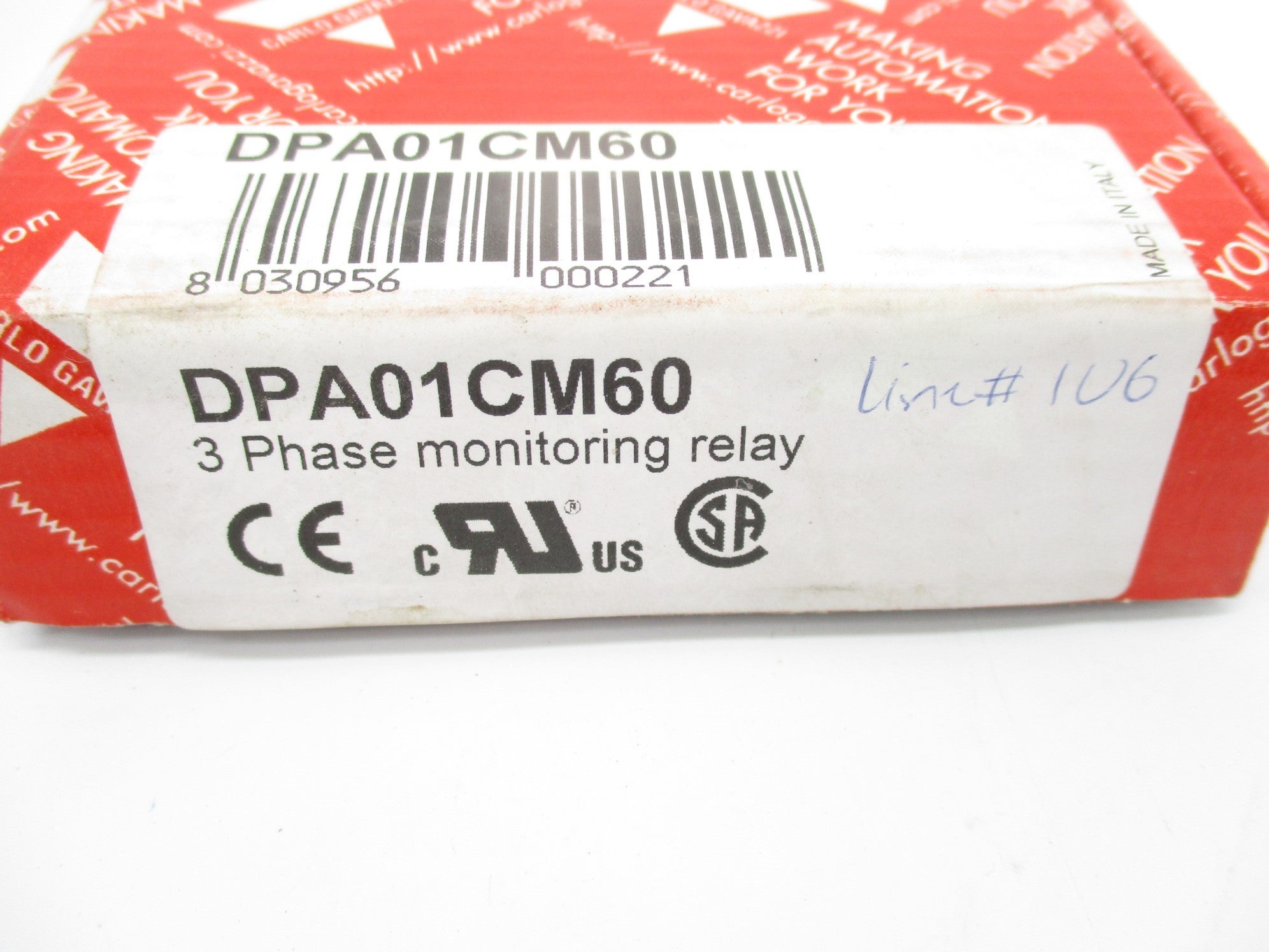 CARLO GAVAZZI DPA01CM60 380-600VAC NSMP