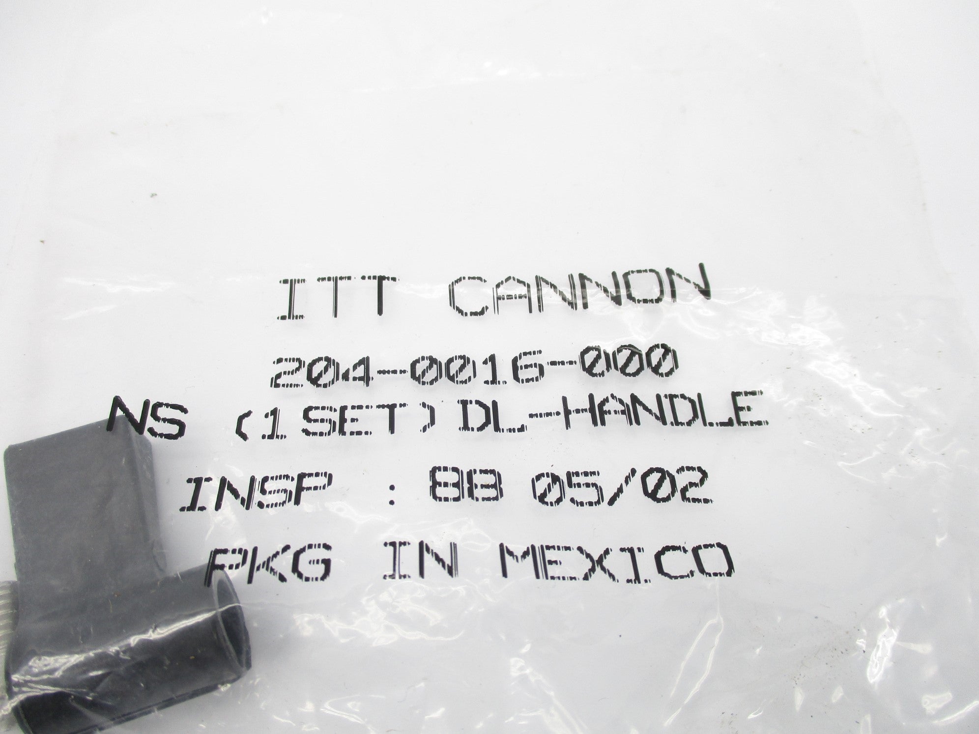 ITT CANNON 204-0016-000 NSMP