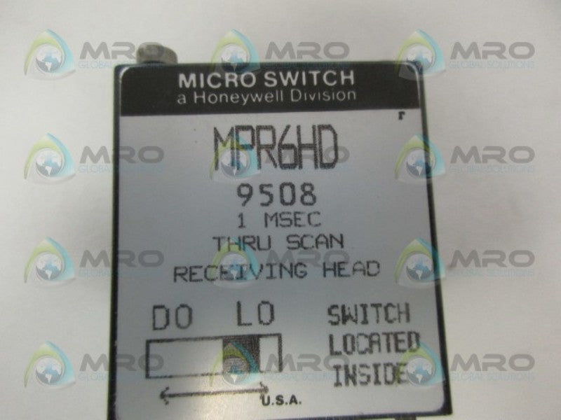 HONEYWELL MPR6HD AUTOMATION SENSOR NSMP