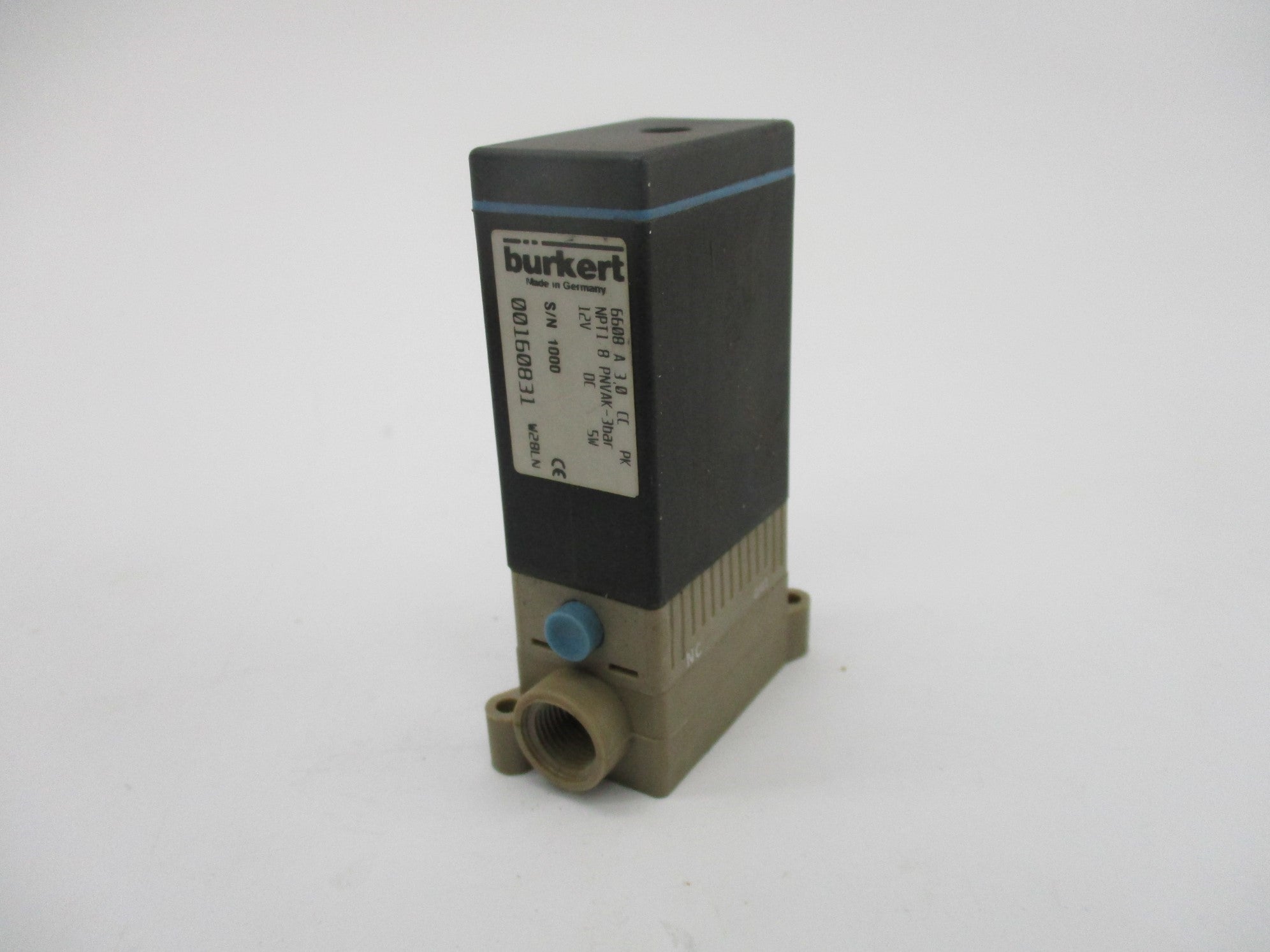BURKERT 6608-A-3,0-CC-PK 12VDC (PKG OF 2) NSMP