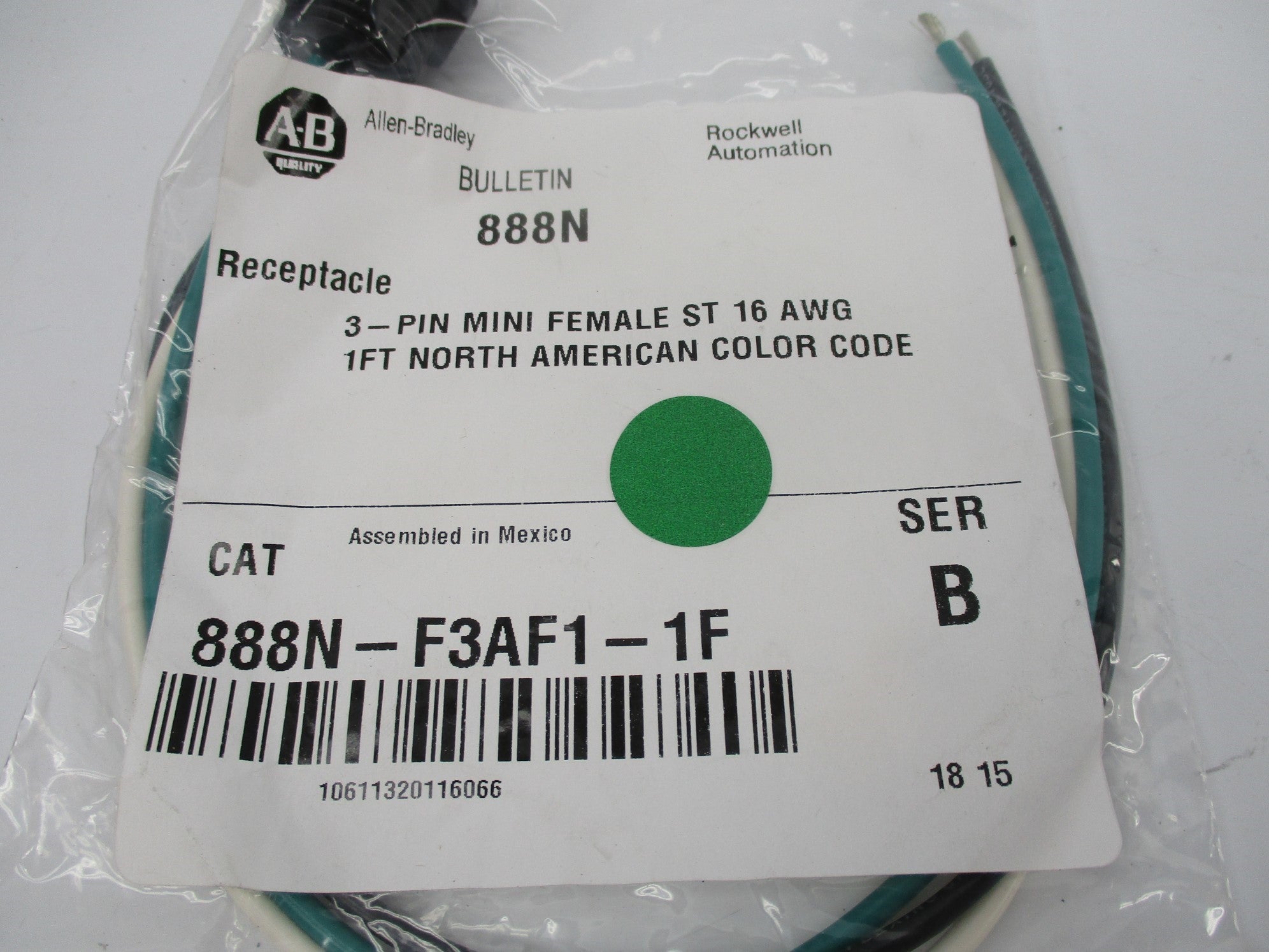 INDUSTRIAL SPARE PART 888N-F3AF1-1F SER. B NSMP