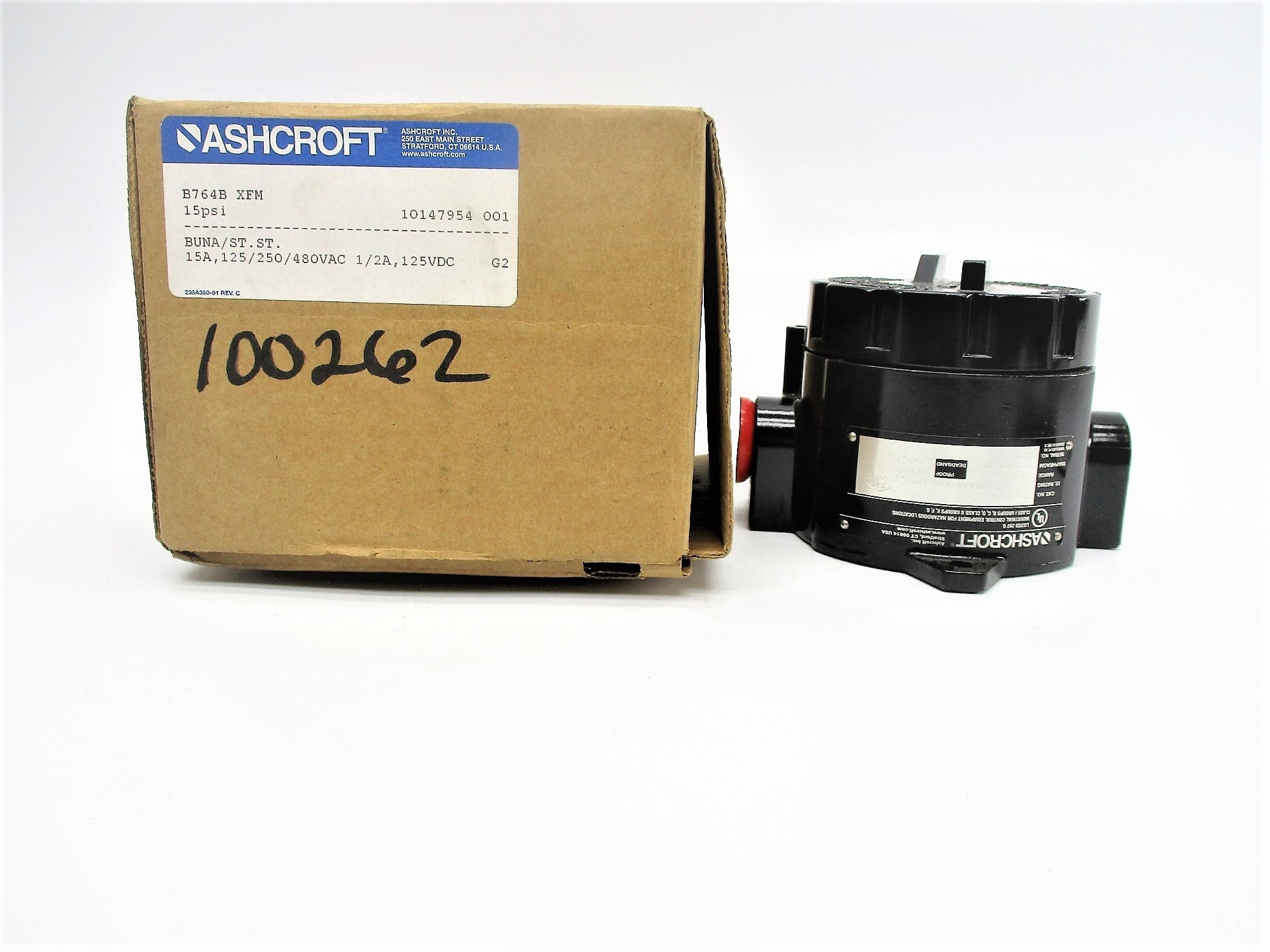 ASHCROFT B764B-XFM 15PSI NSMP