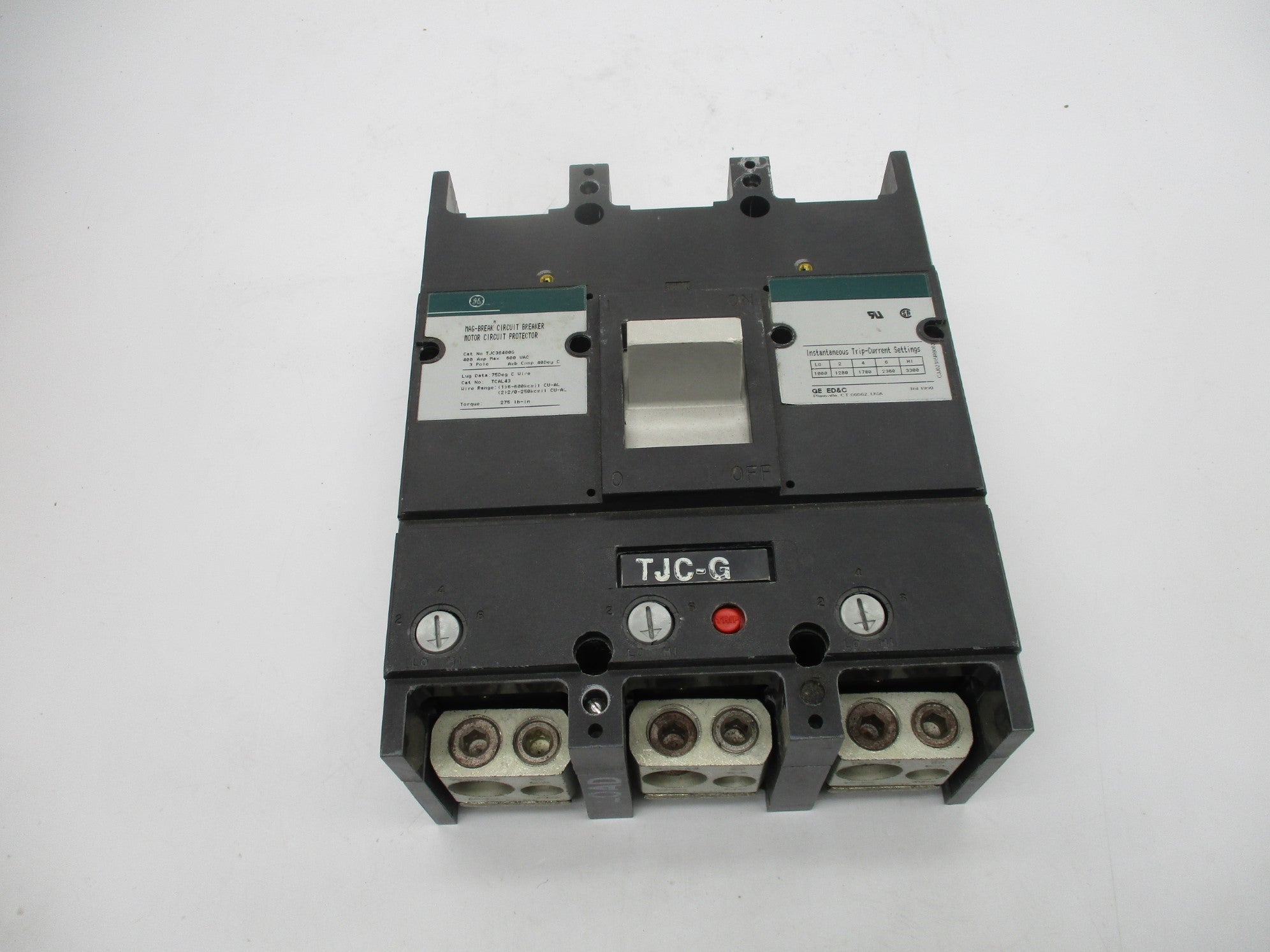 GENERAL ELECTRIC TJC36400G 400A 600VAC NSMP
