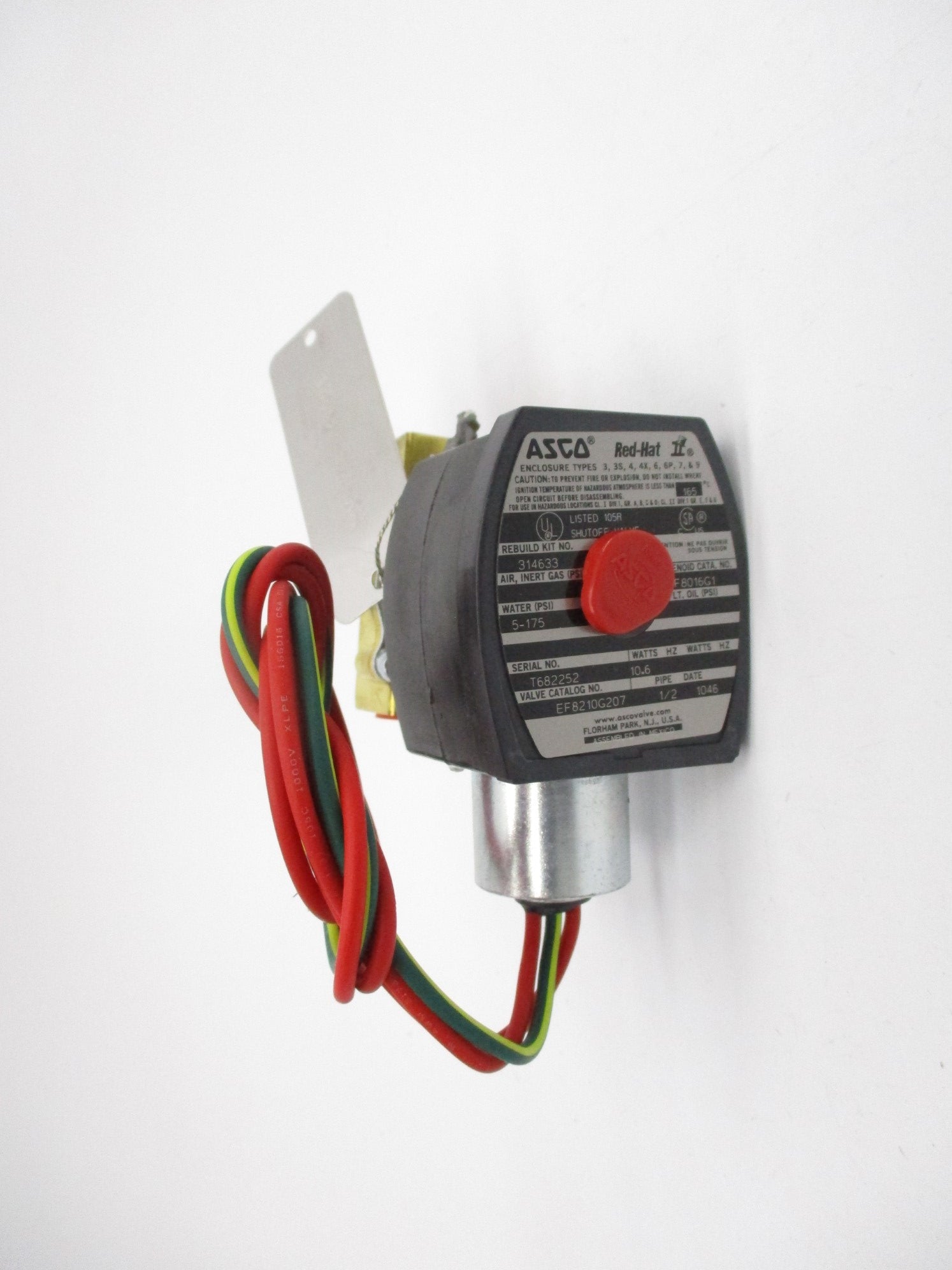 ASCO EF8210G207 24VDC 5-175PSI NSMP