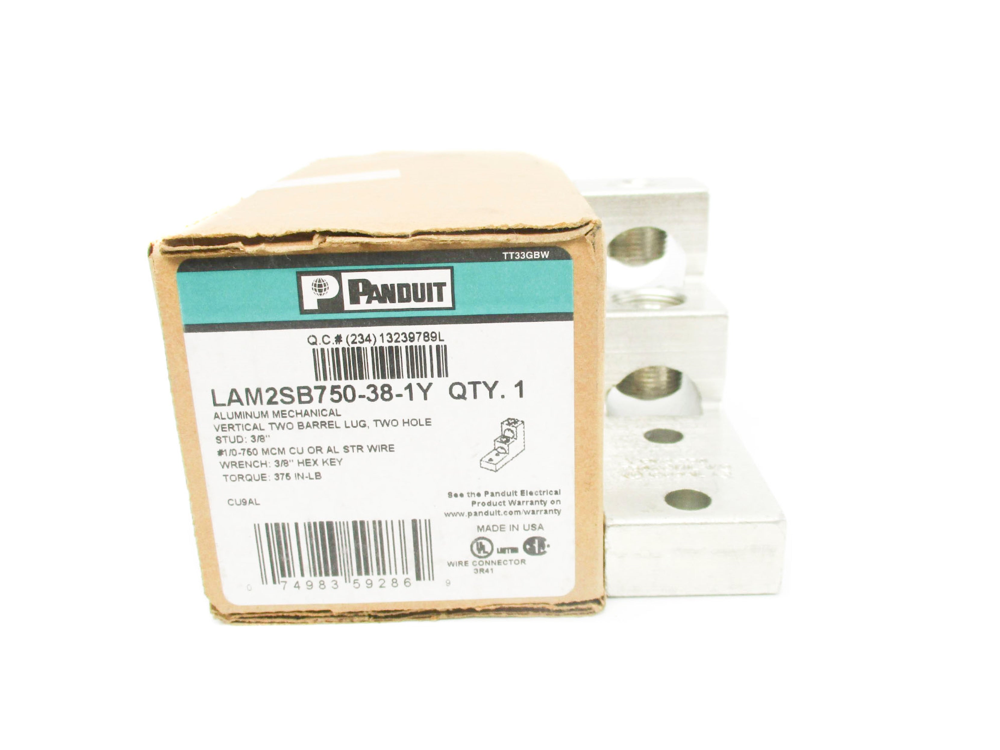 PANDUIT LAM2SB750-38-1Y NSMP