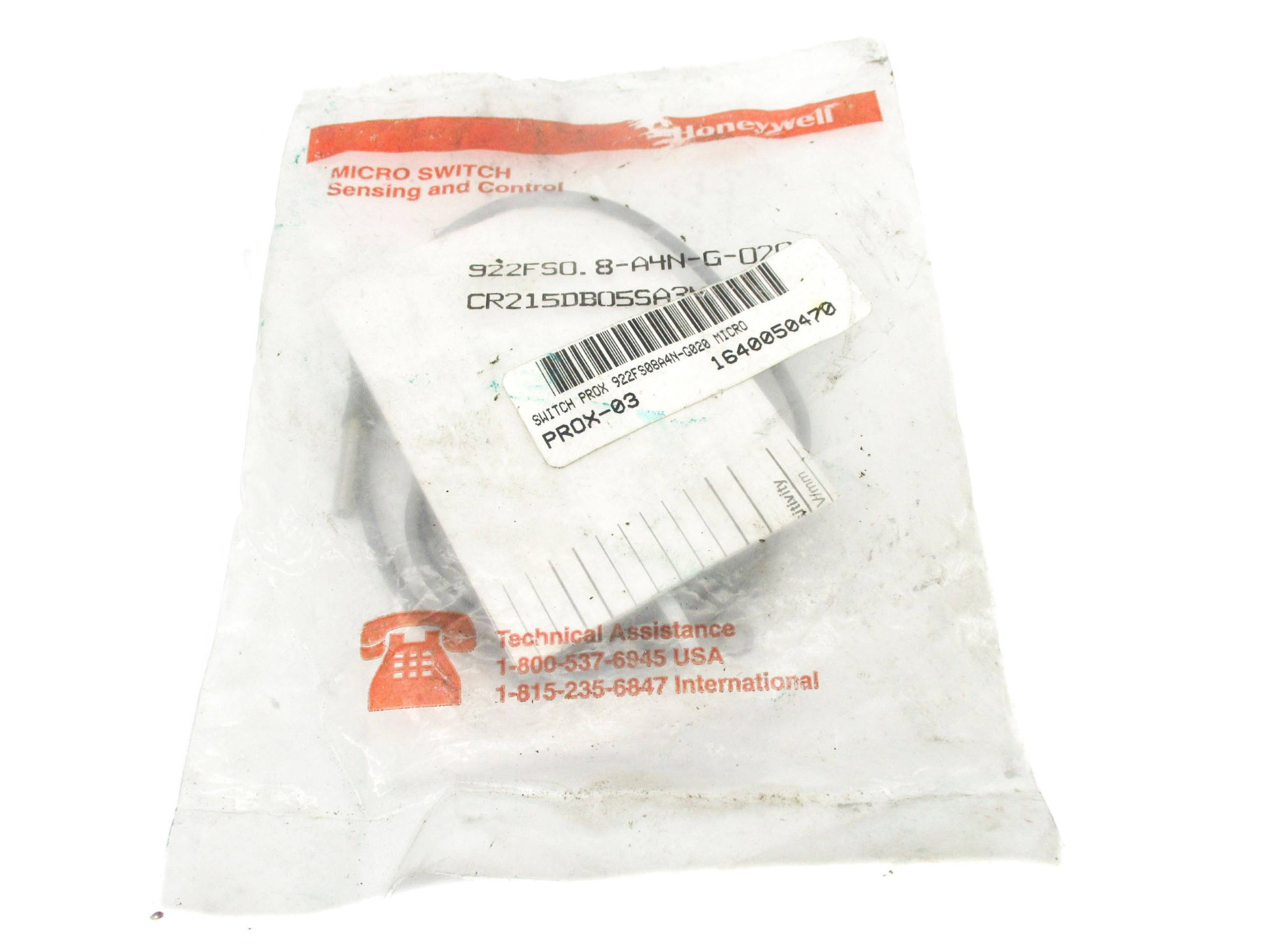 HONEYWELL 922FS0.8-A4N-G-020 NSMP