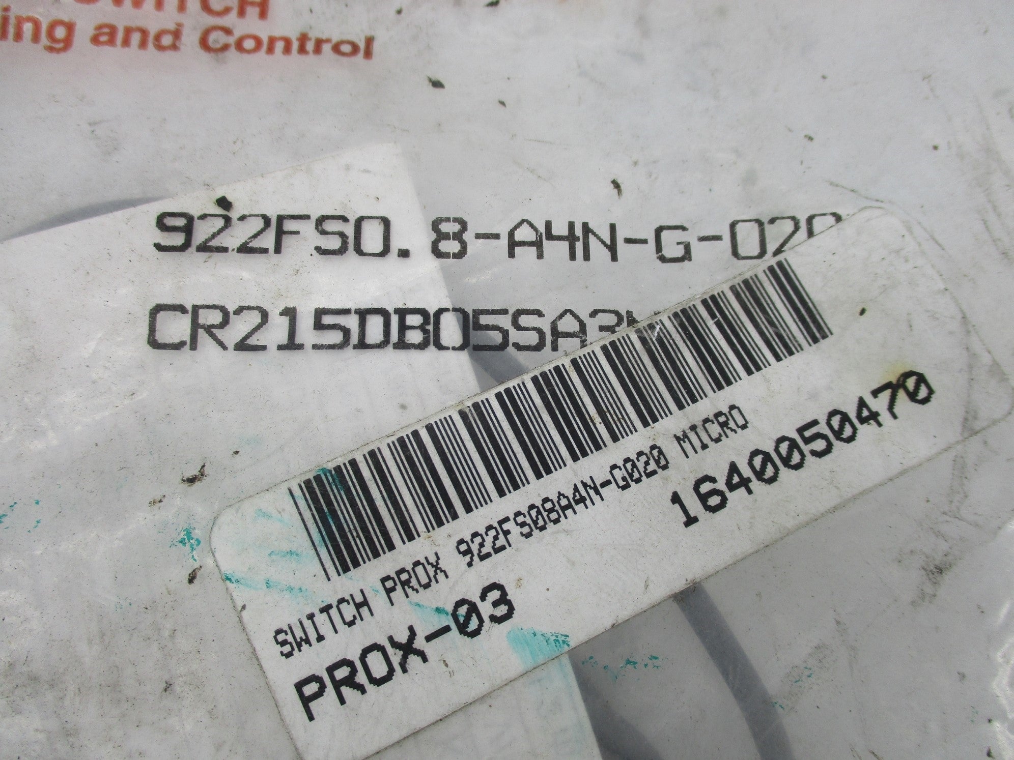 HONEYWELL 922FS0.8-A4N-G-020 NSMP