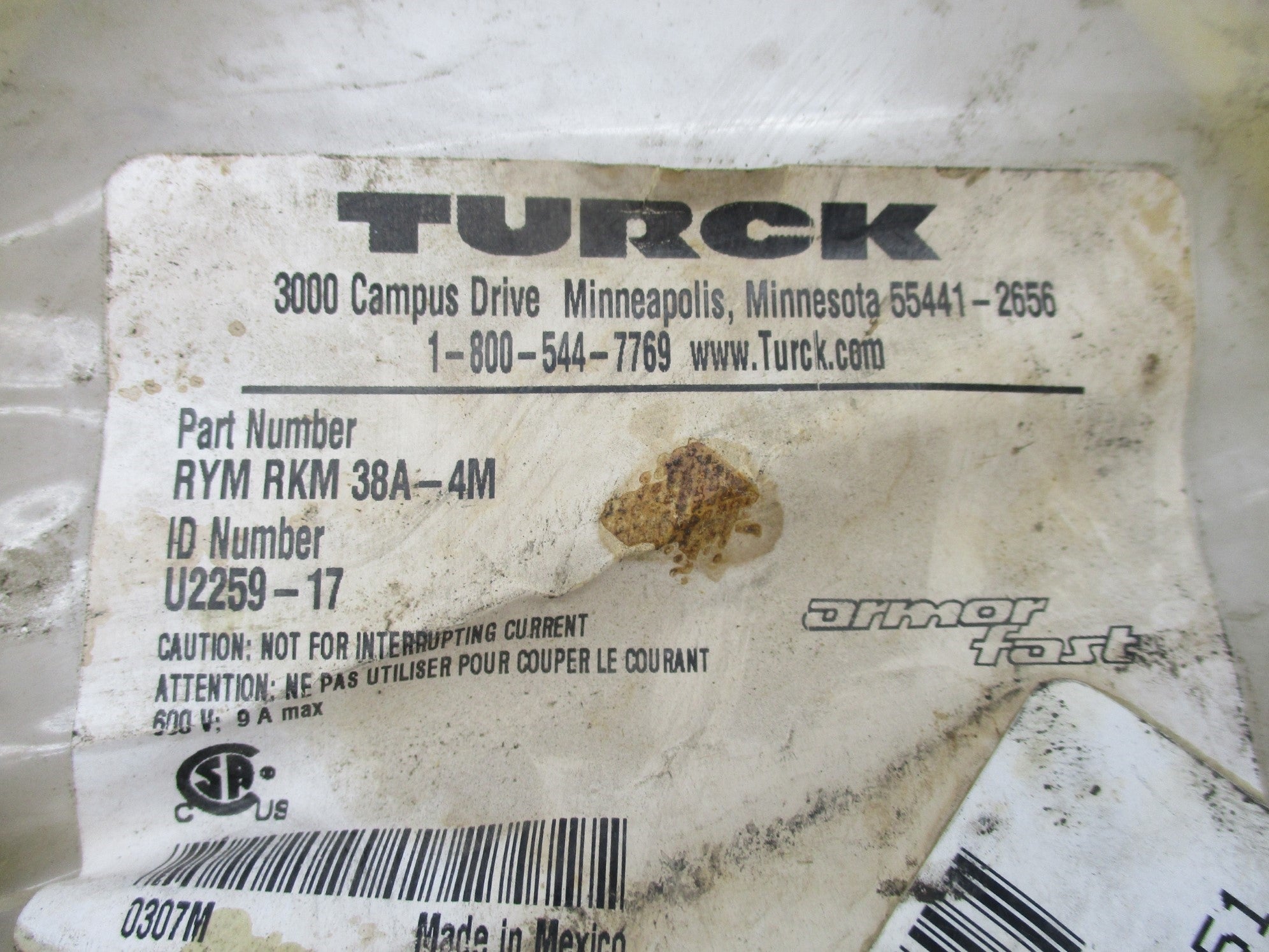 TURCK RYMRKM38A-4M  NSMP