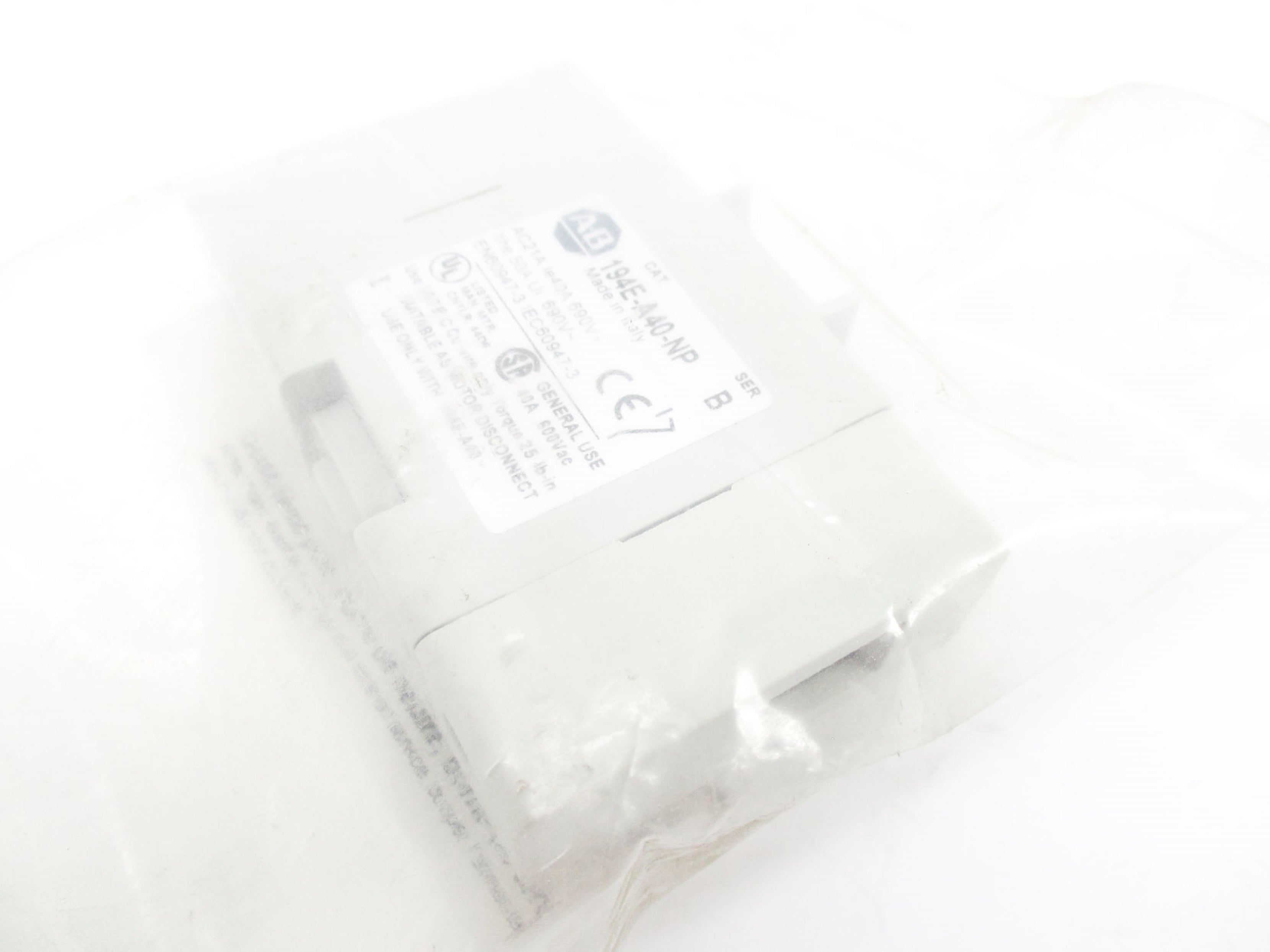 INDUSTRIAL SPARE PART 194E-A40-NP SER. B NSMP