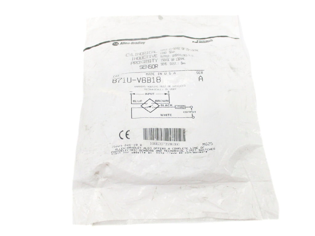 INDUSTRIAL SPARE PART 871U-V8B18 SER. A NSMP