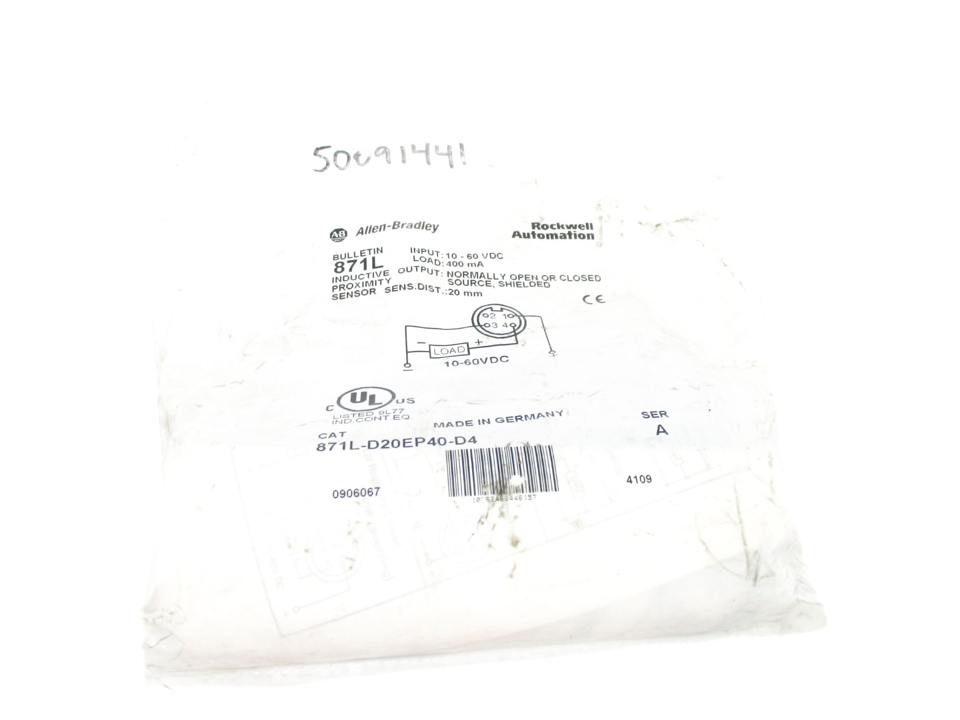 INDUSTRIAL SPARE PART 871L-D20EP40-D4 SER. A 10-60VDC NSMP