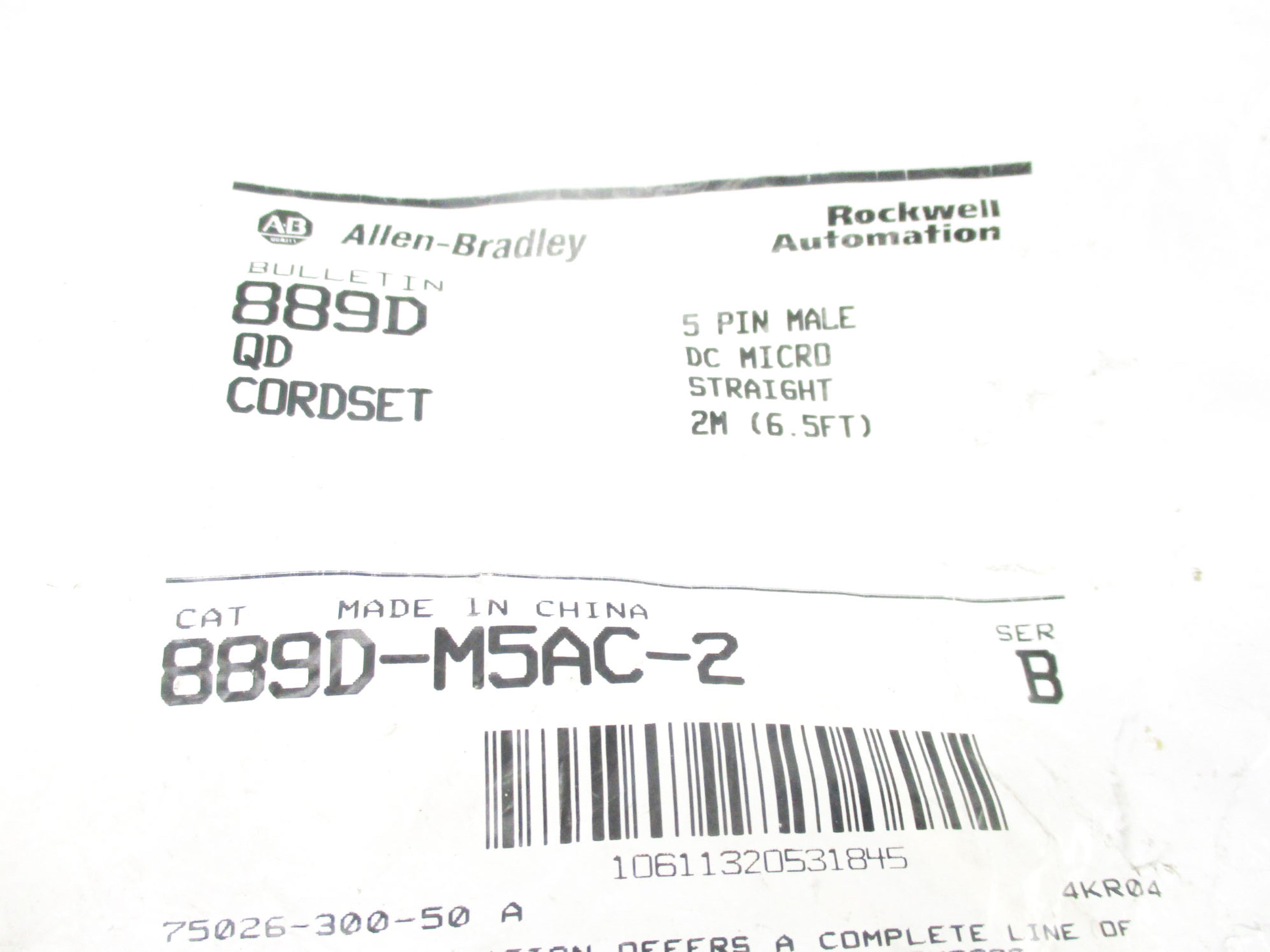 INDUSTRIAL SPARE PART 889D-M5AC-2 SER. B NSMP