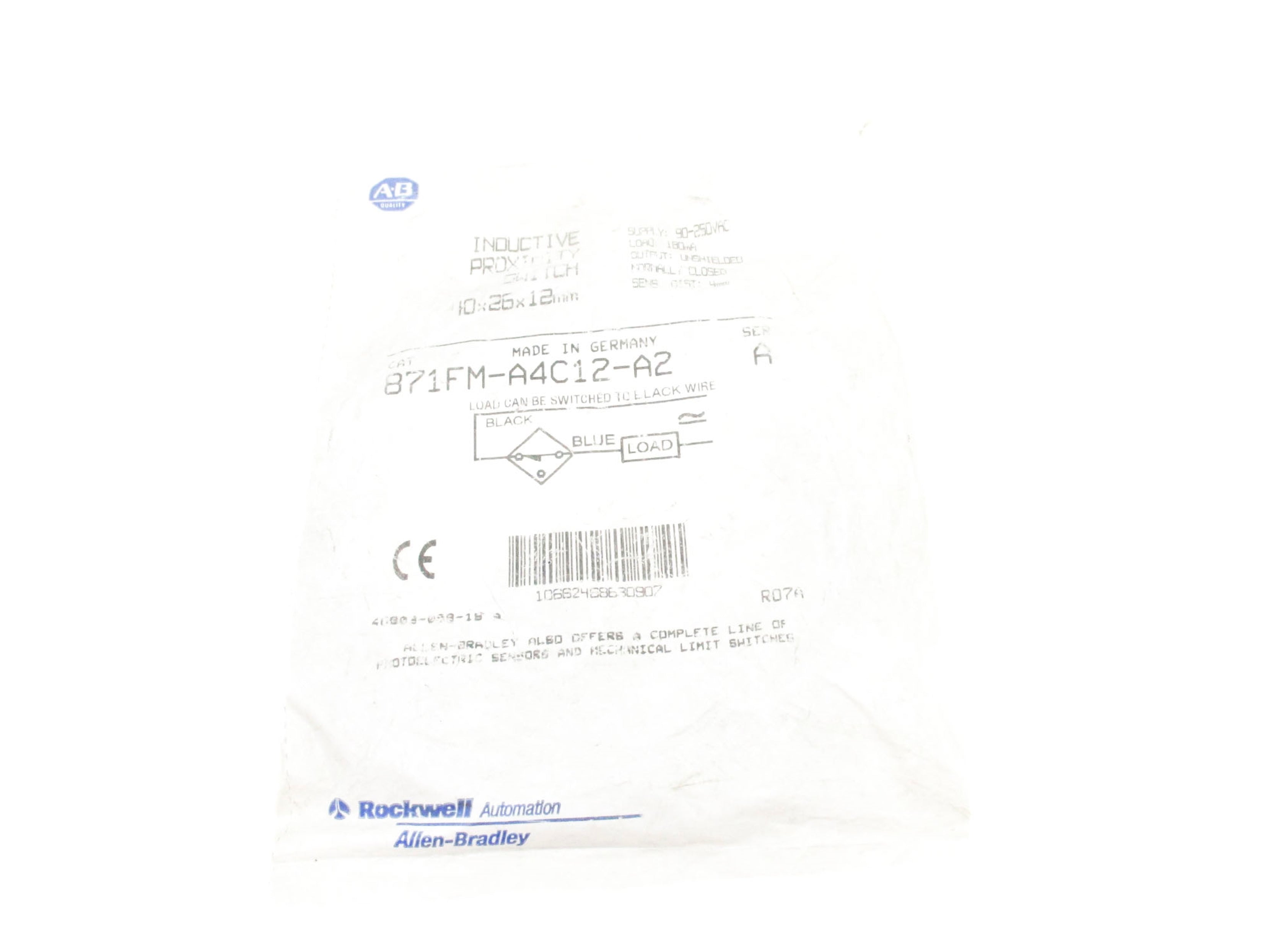 INDUSTRIAL SPARE PART 871FM-A4C12-A2 SER. A NSMP