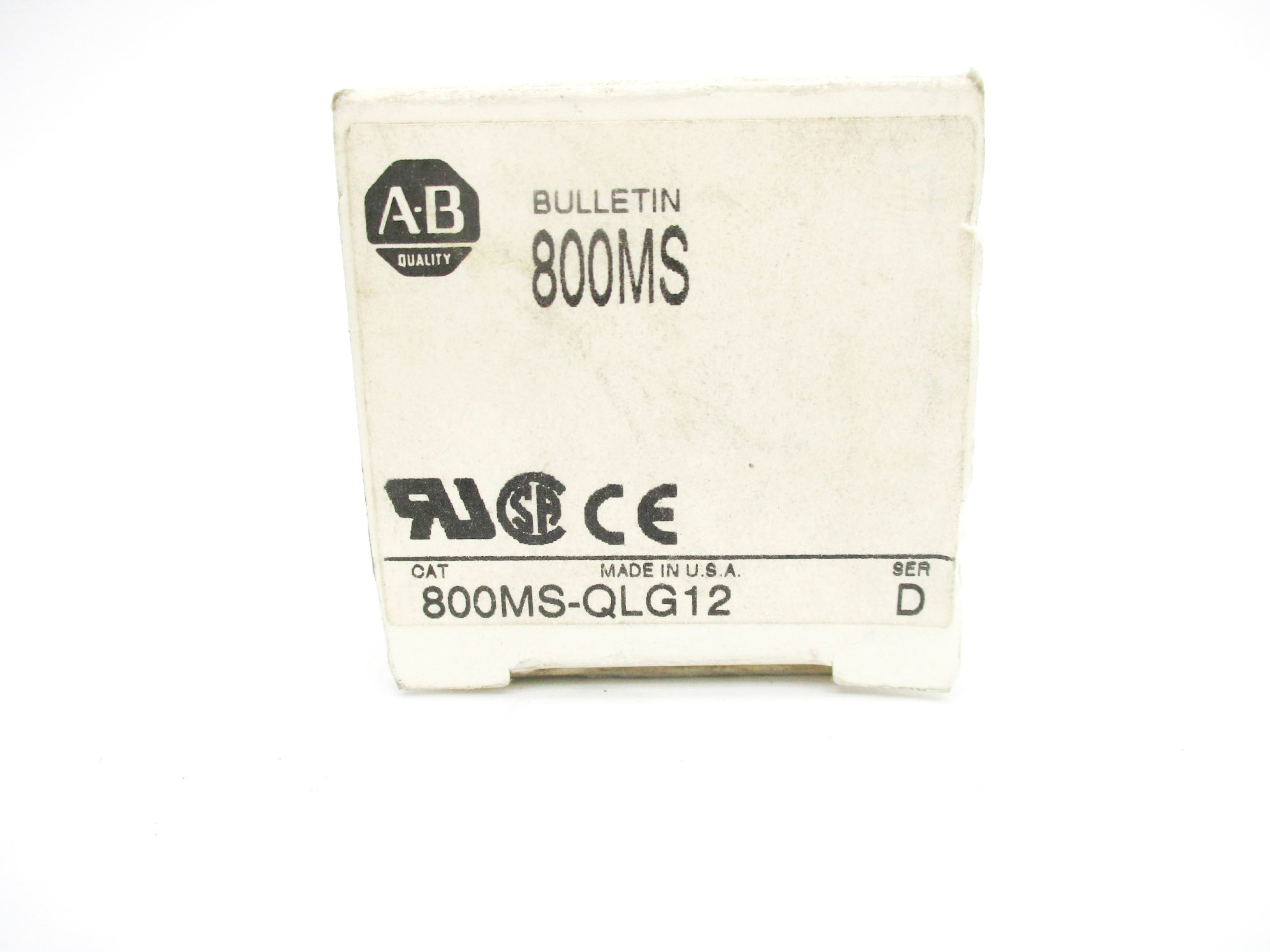 INDUSTRIAL SPARE PART 800MS-QLG12 SER. D (WH) NSMP