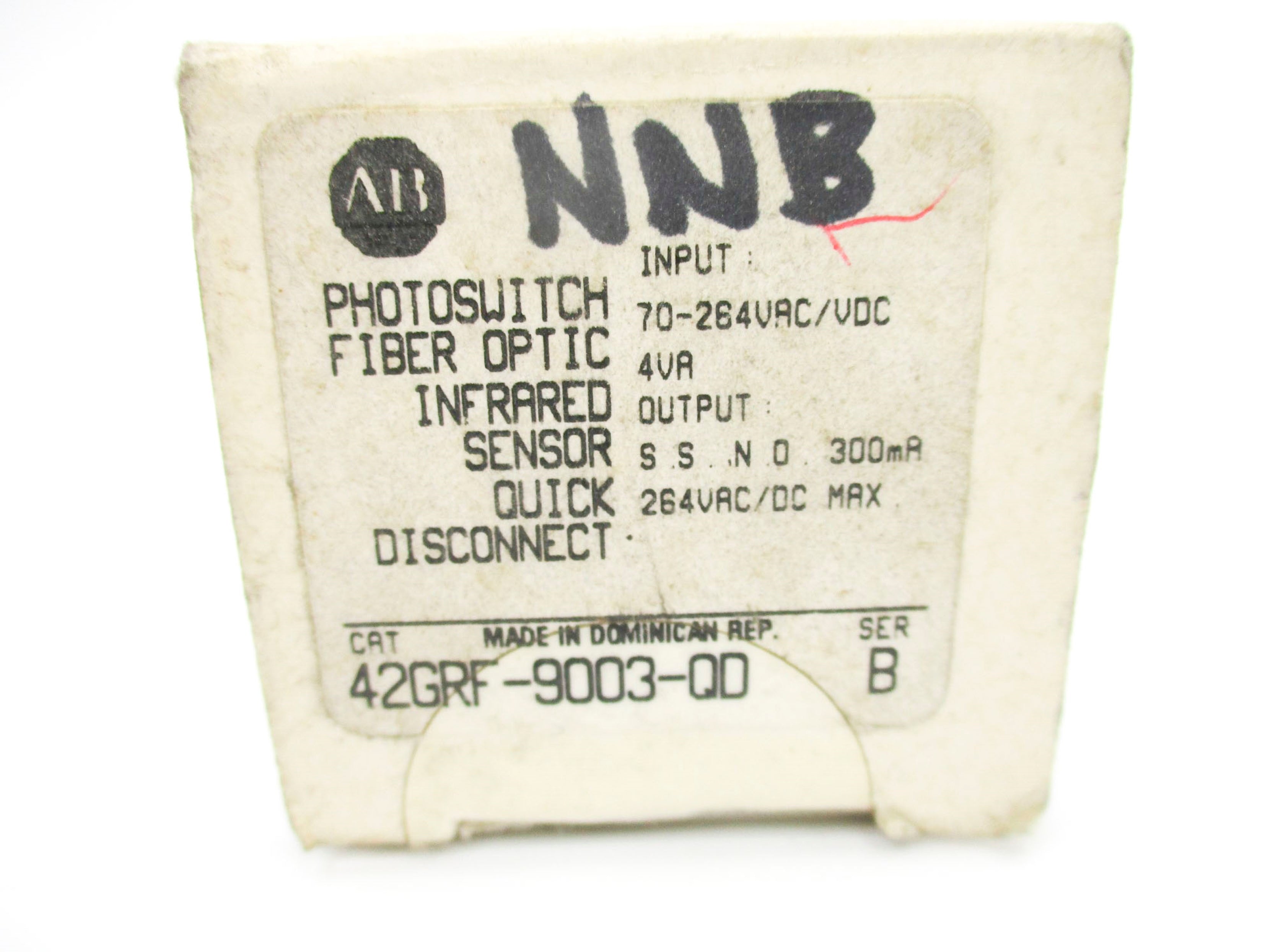 INDUSTRIAL SPARE PART 42GRF-9003-QD SER. B 70-264VAC/DC (WH) NSMP