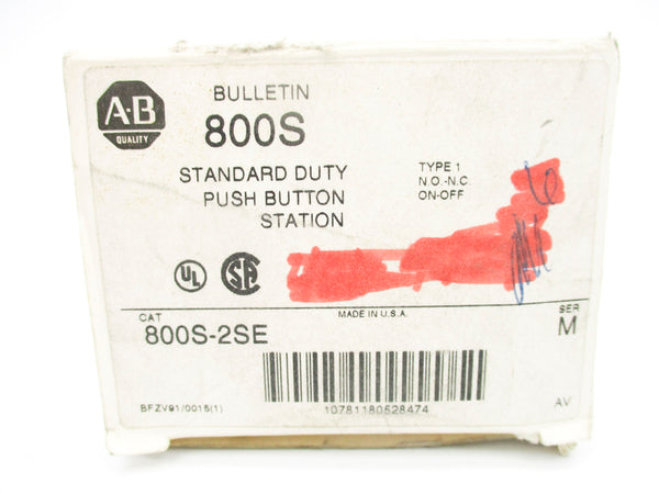 ALLEN BRADLEY 800S-2SE SER. M (WH) NSMP