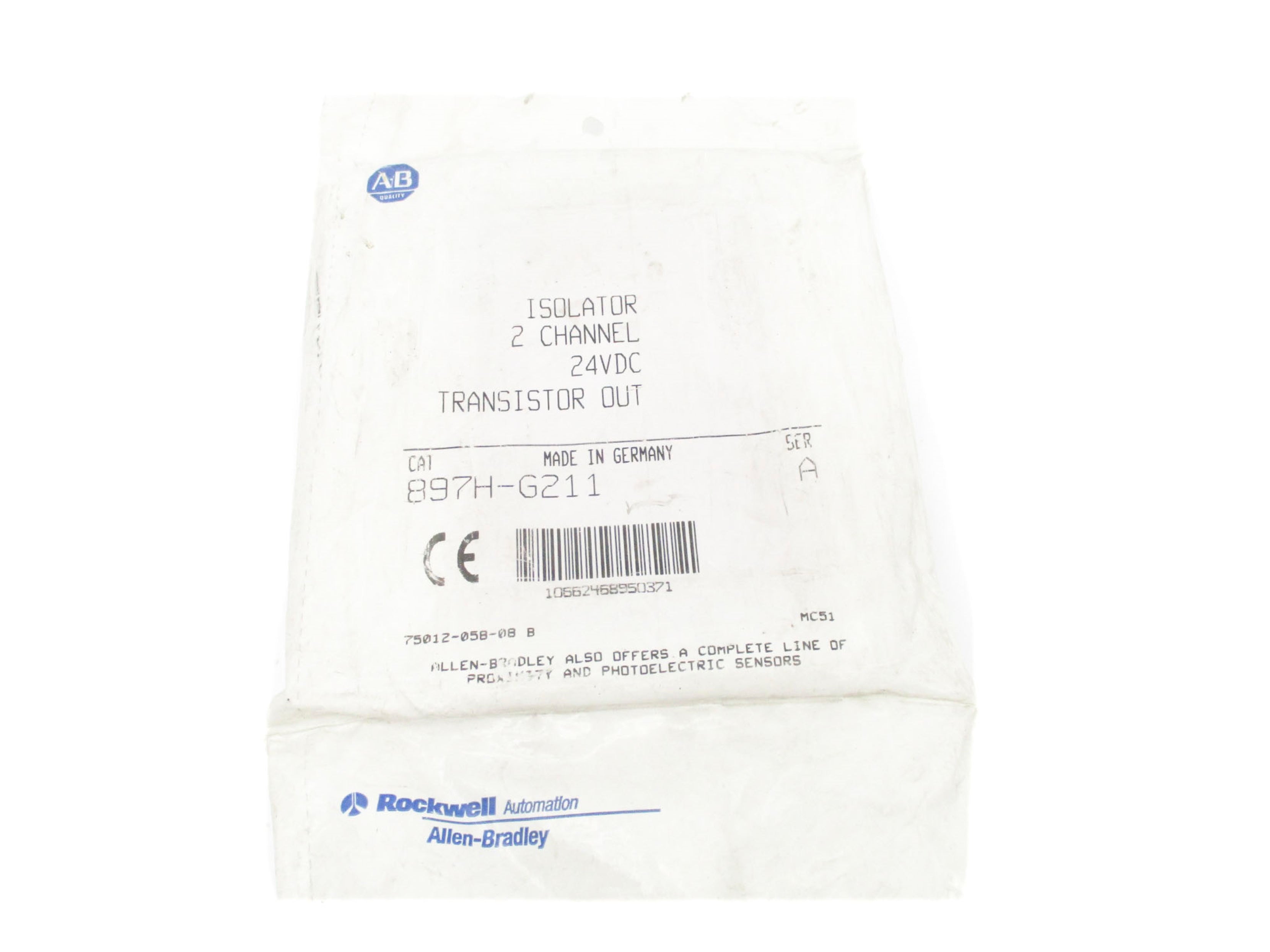 INDUSTRIAL SPARE PART 897H-G211 SER. A 24VDC NSMP