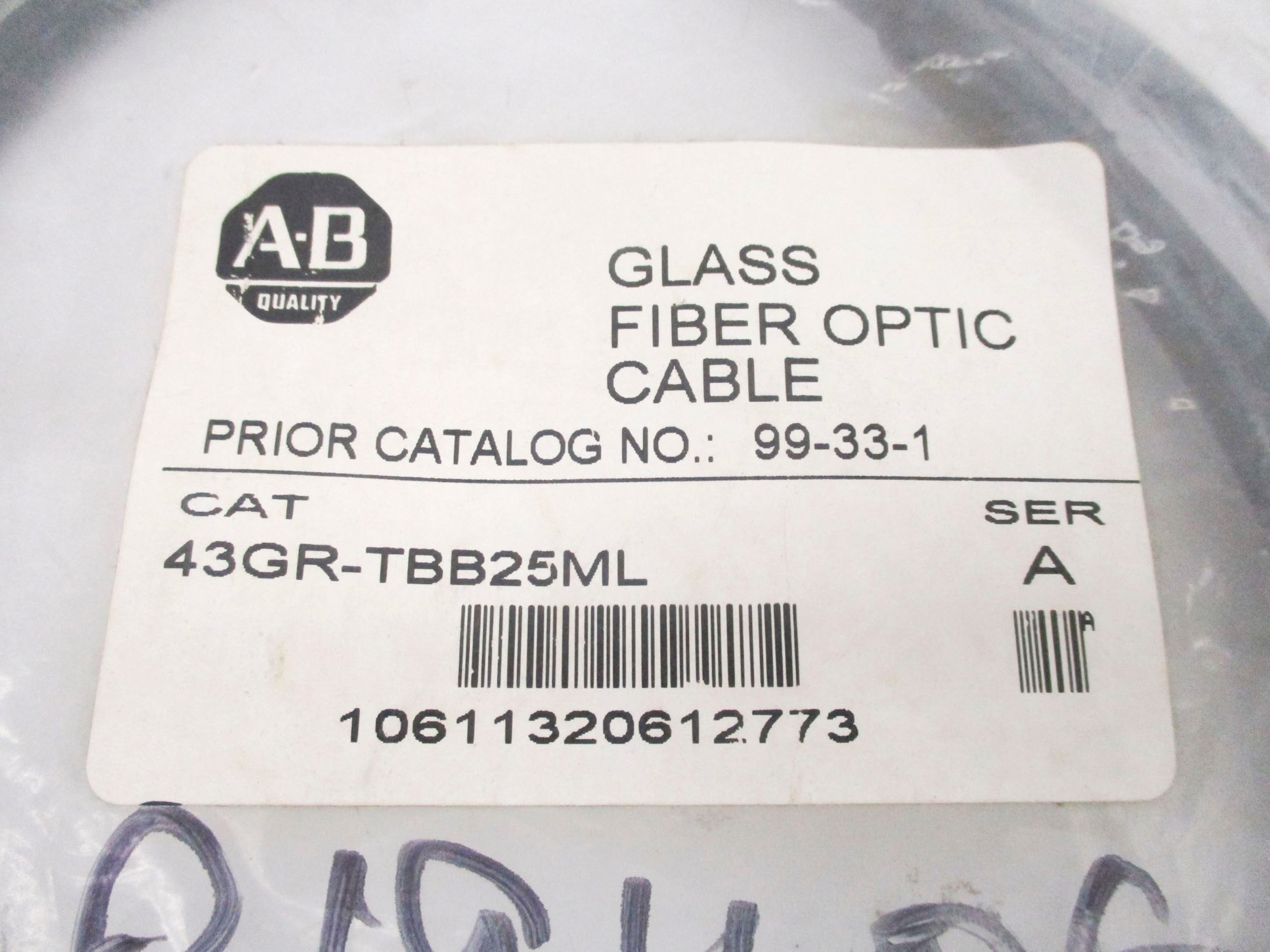 INDUSTRIAL SPARE PART 43GR-TBB25ML SER. A NSMP