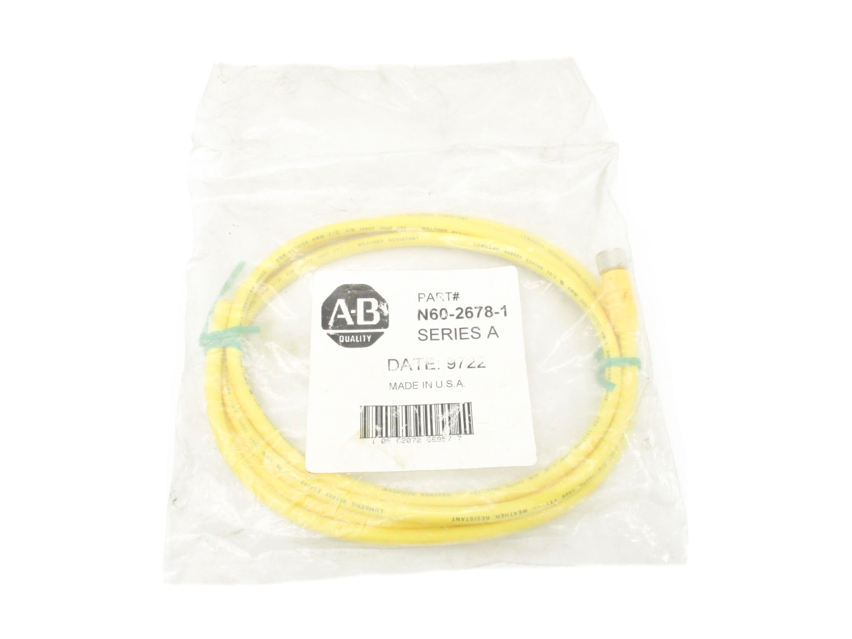 INDUSTRIAL SPARE PART N60-2678-1 SER. A NSMP