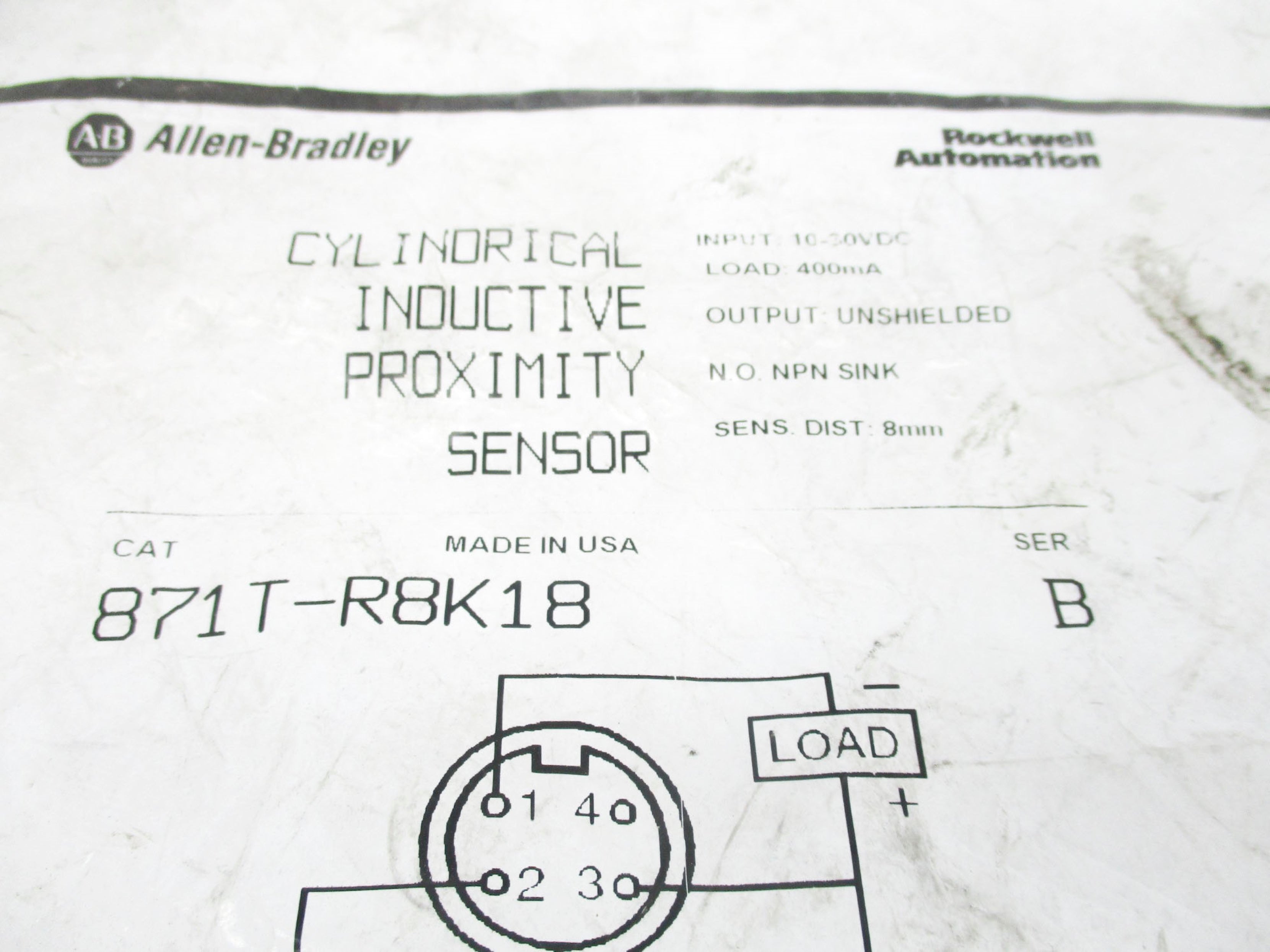 ALLEN BRADLEY 871T-R8K18 SER. B NSMP