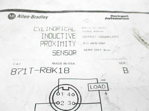 ALLEN BRADLEY 871T-R8K18 SER. B NSMP