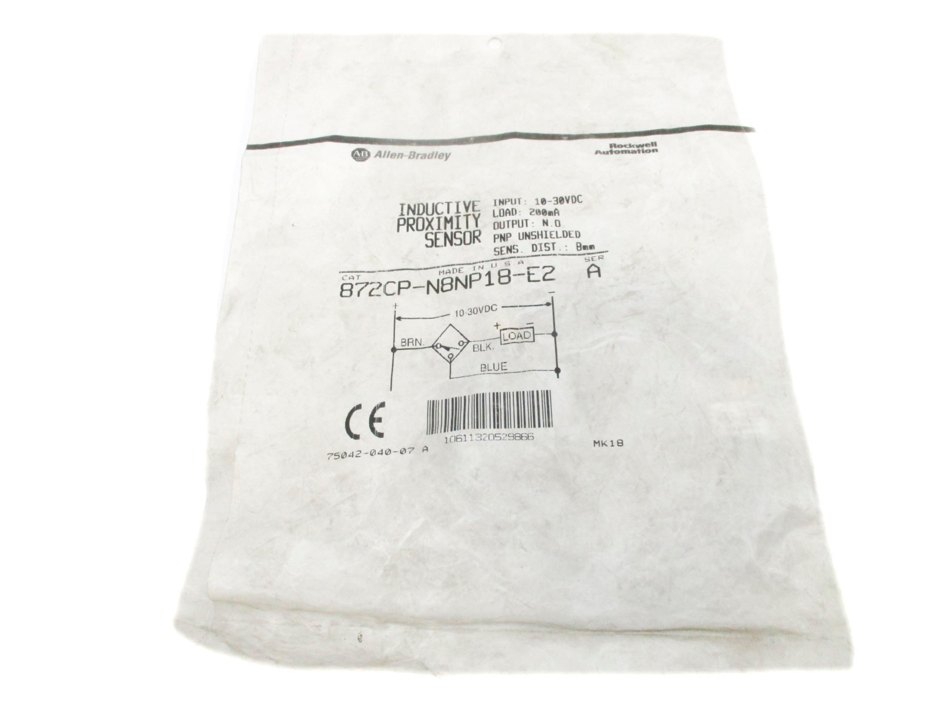 INDUSTRIAL SPARE PART 872CP-N8NP18-E2 SER. A NSMP