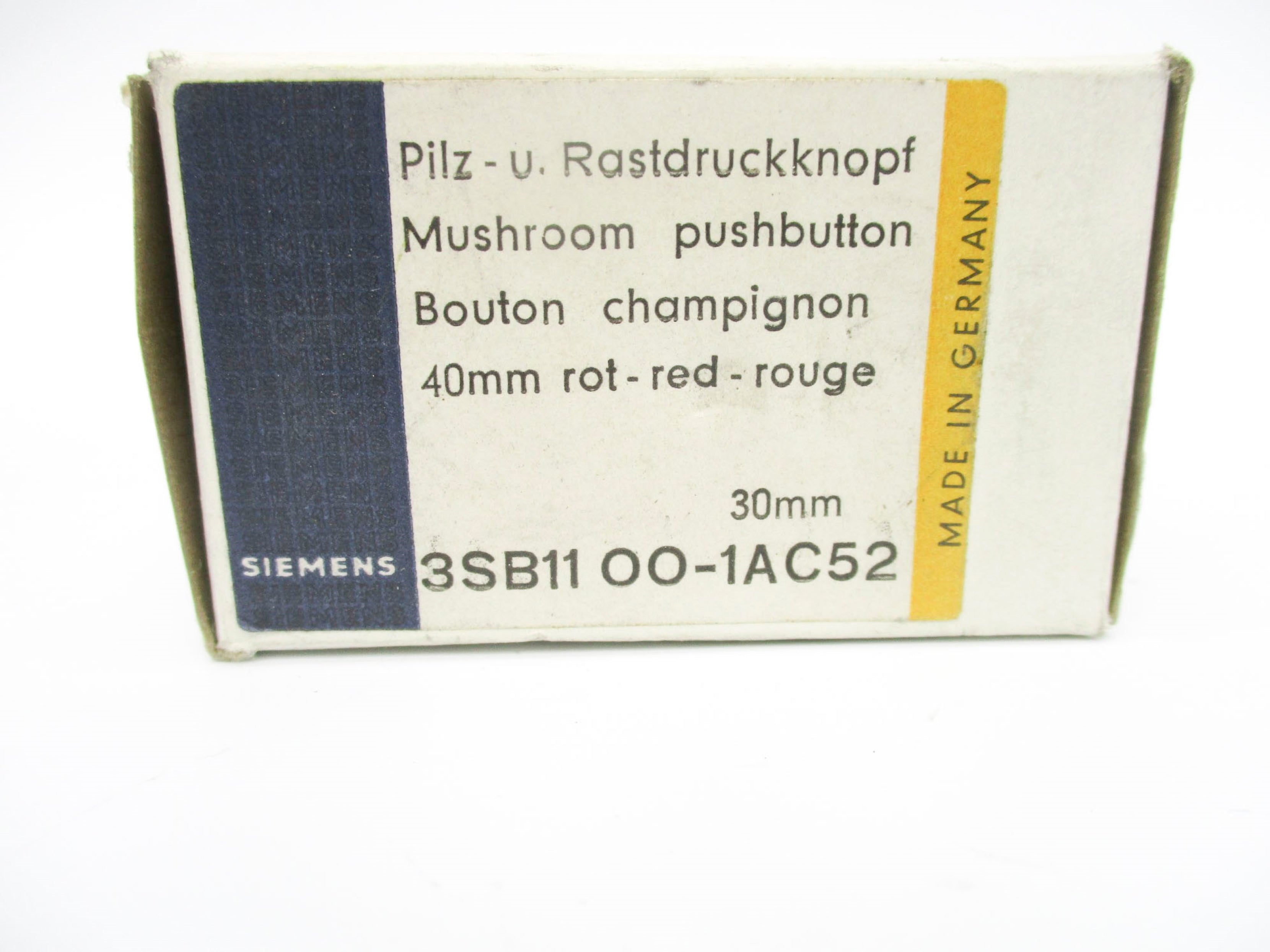SIEMENS 3SB1100-1AC52 NSMP