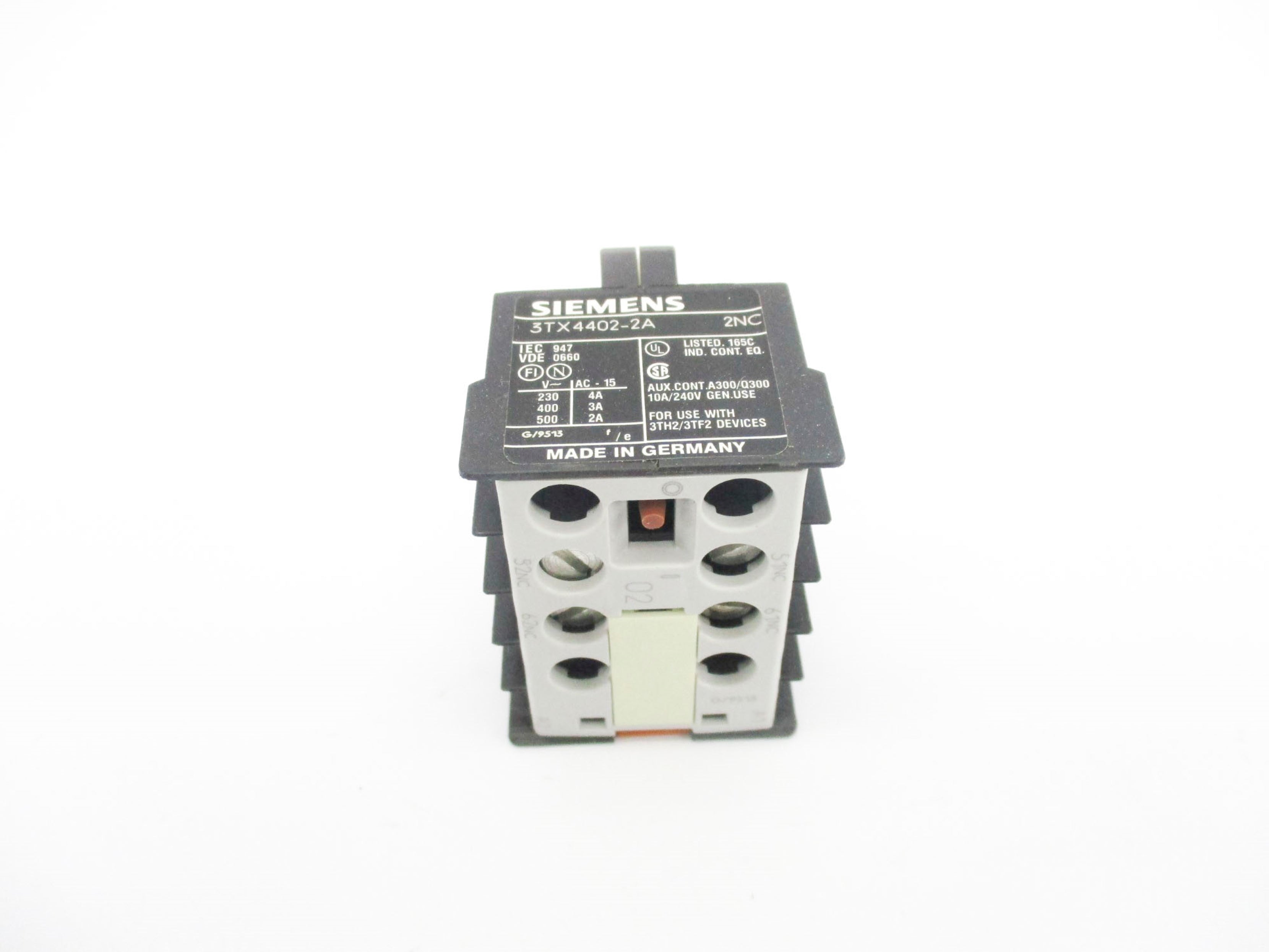 SIEMENS 3TX4402-2A 500V 2A NSMP