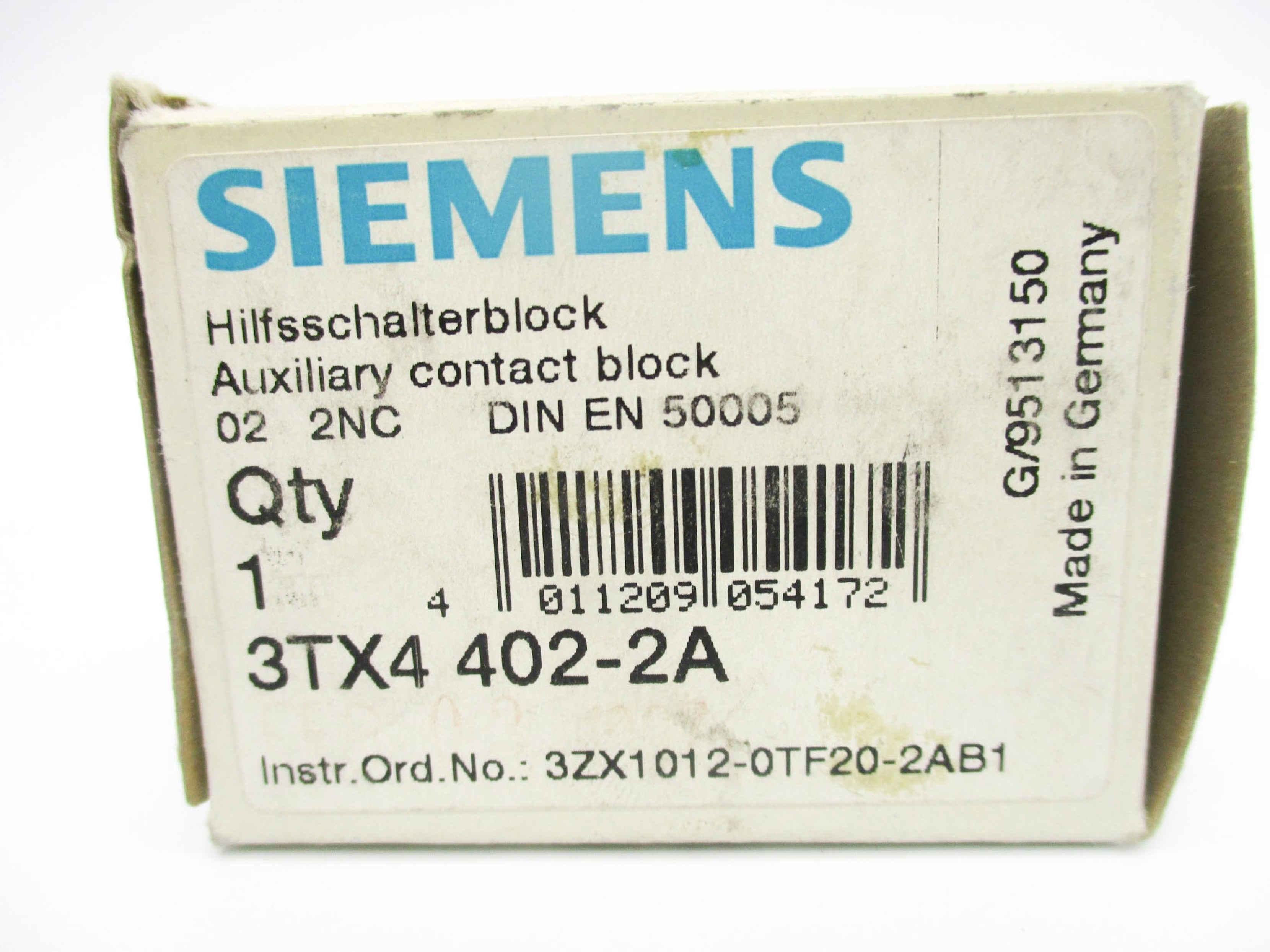 SIEMENS 3TX4402-2A 500V 2A NSMP