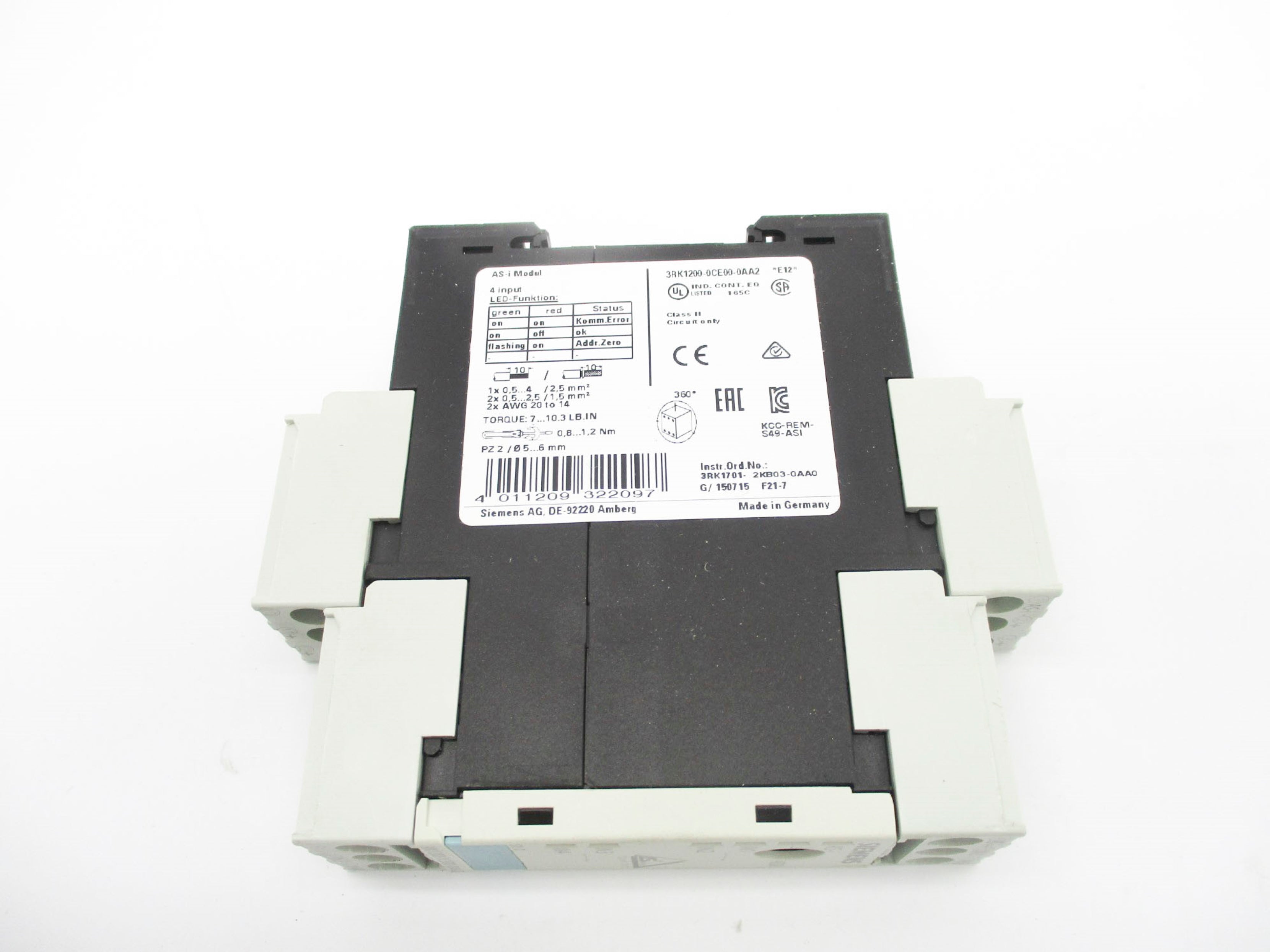 SIEMENS 3RK1200-0CE00-0AA2 NSMP