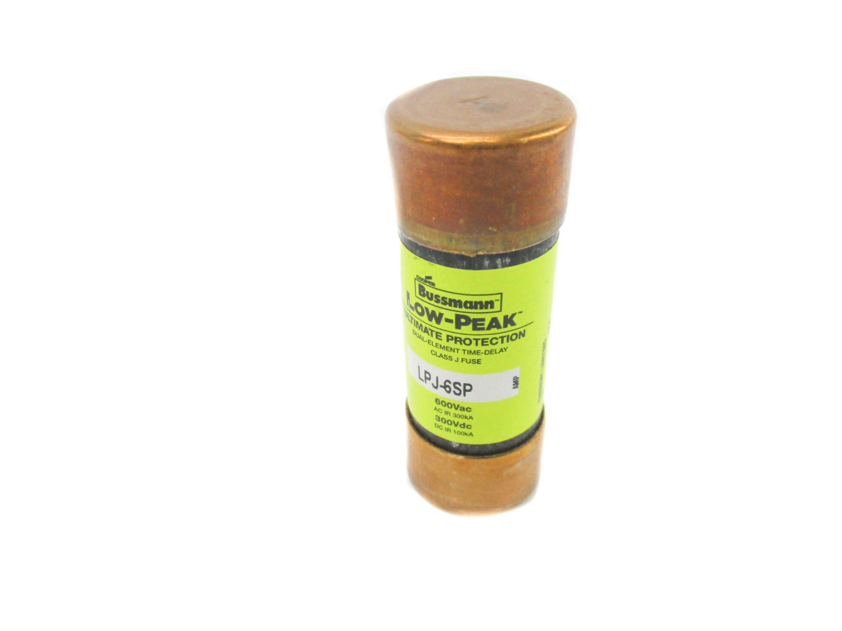 BUSSMANN LPJ-6SP 600VAC 6A (PKG OF 10) (YL/YL) NSMP