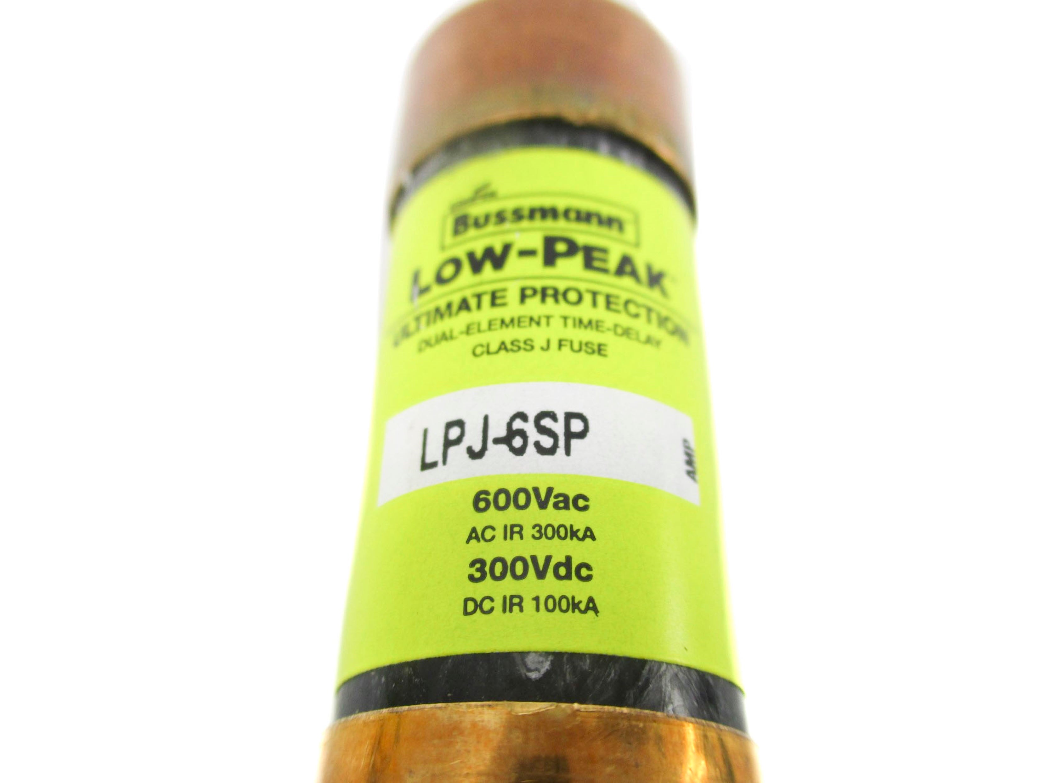 BUSSMANN LPJ-6SP 600VAC 6A (PKG OF 10) (YL/YL) NSMP