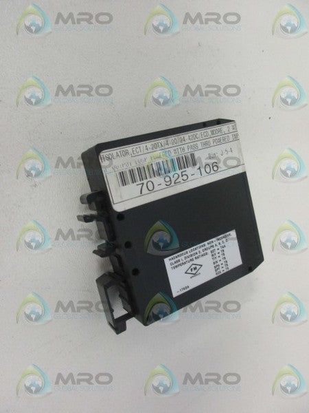 MOORE ECT/4-20MATX/20MA/24-42DC SIGNAL ISOLATOR NSNP