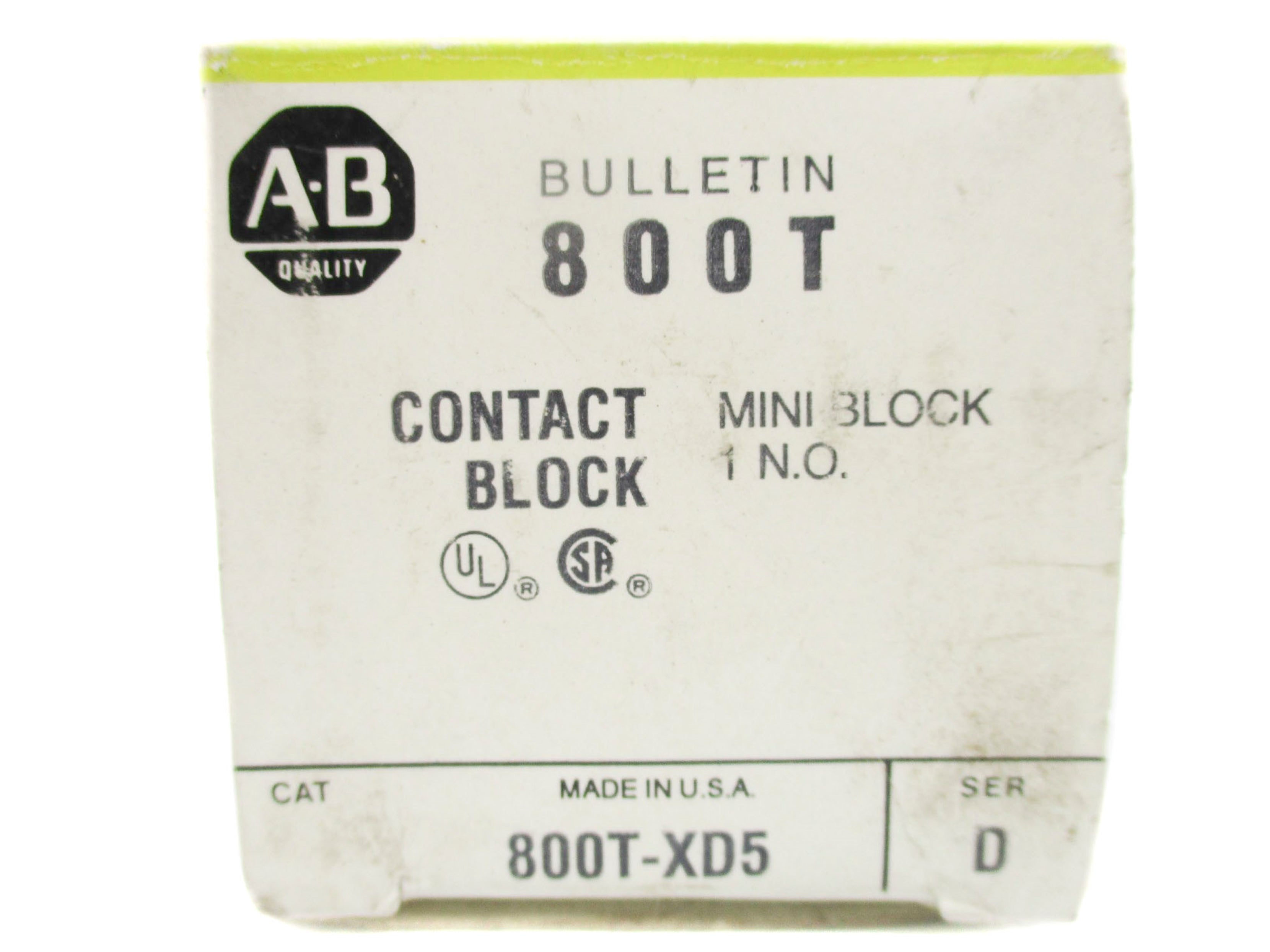 INDUSTRIAL SPARE PART 800T-XD5 SER. D (BK/YL) NSMP