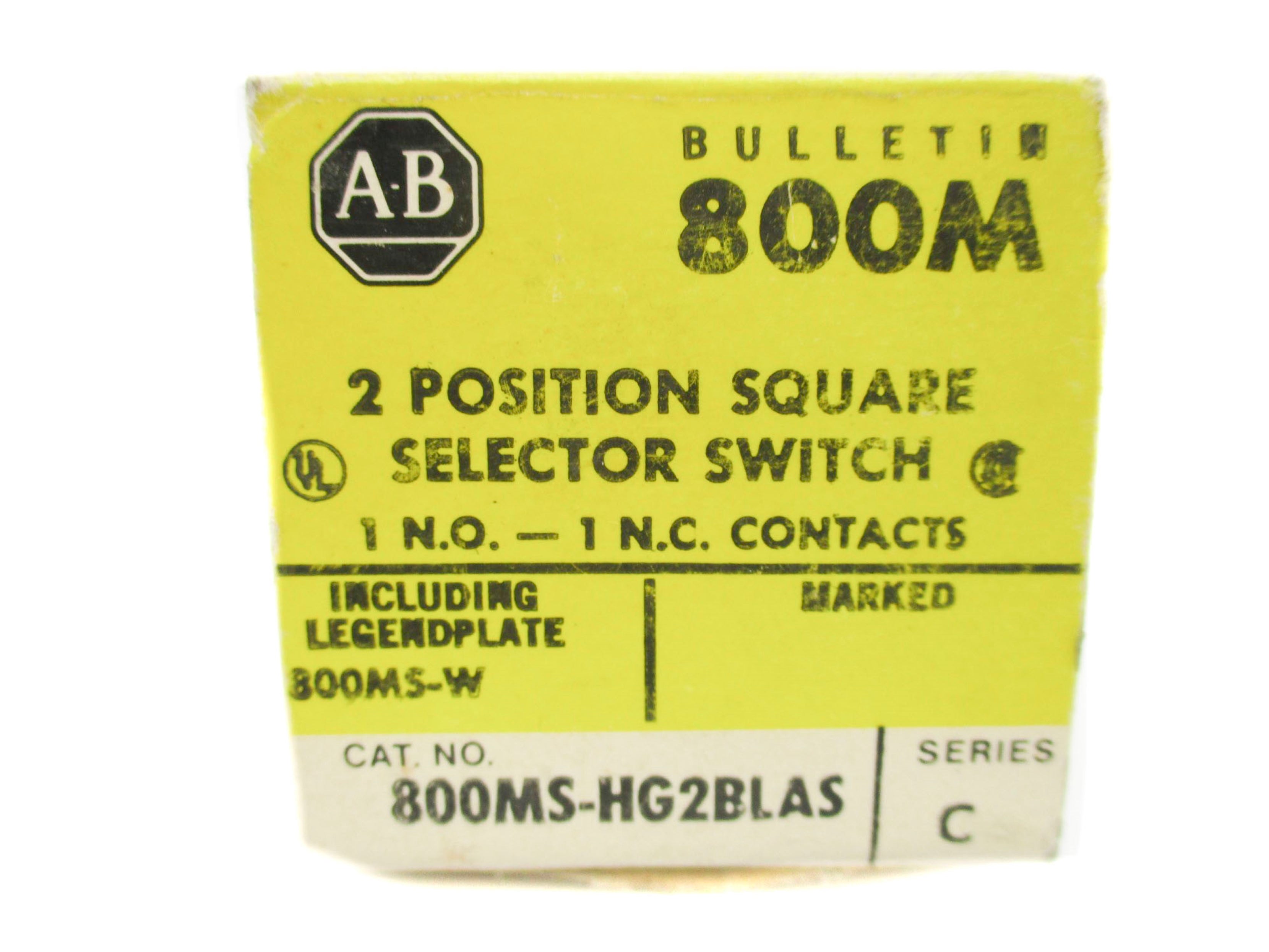 INDUSTRIAL SPARE PART 800MS-HG2BLAS SER. C (BK/YL) NSMP
