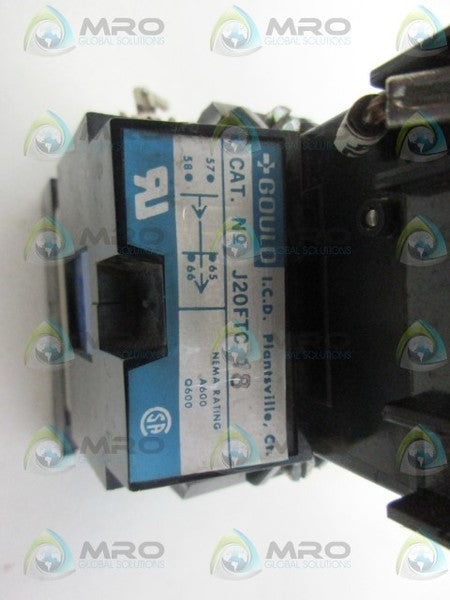 GOULD J20FTC18 CONTROL RELAY UNMP