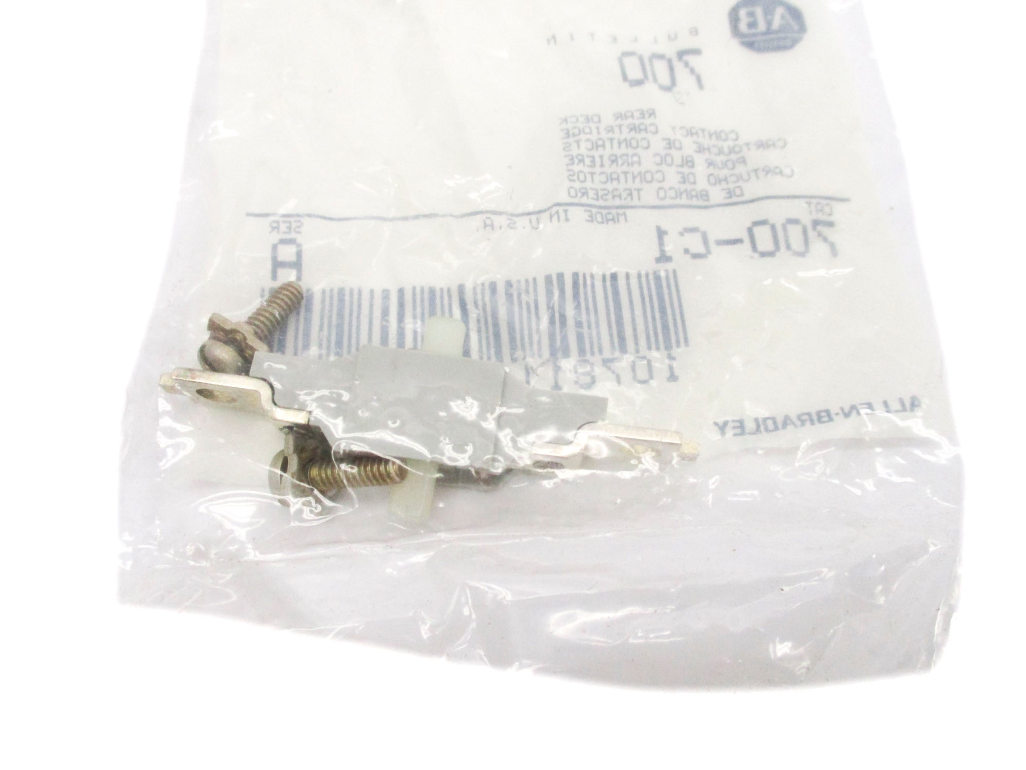 INDUSTRIAL SPARE PART 700-C1 SER. A (PKG OF 10) (BK/YL) NSMP