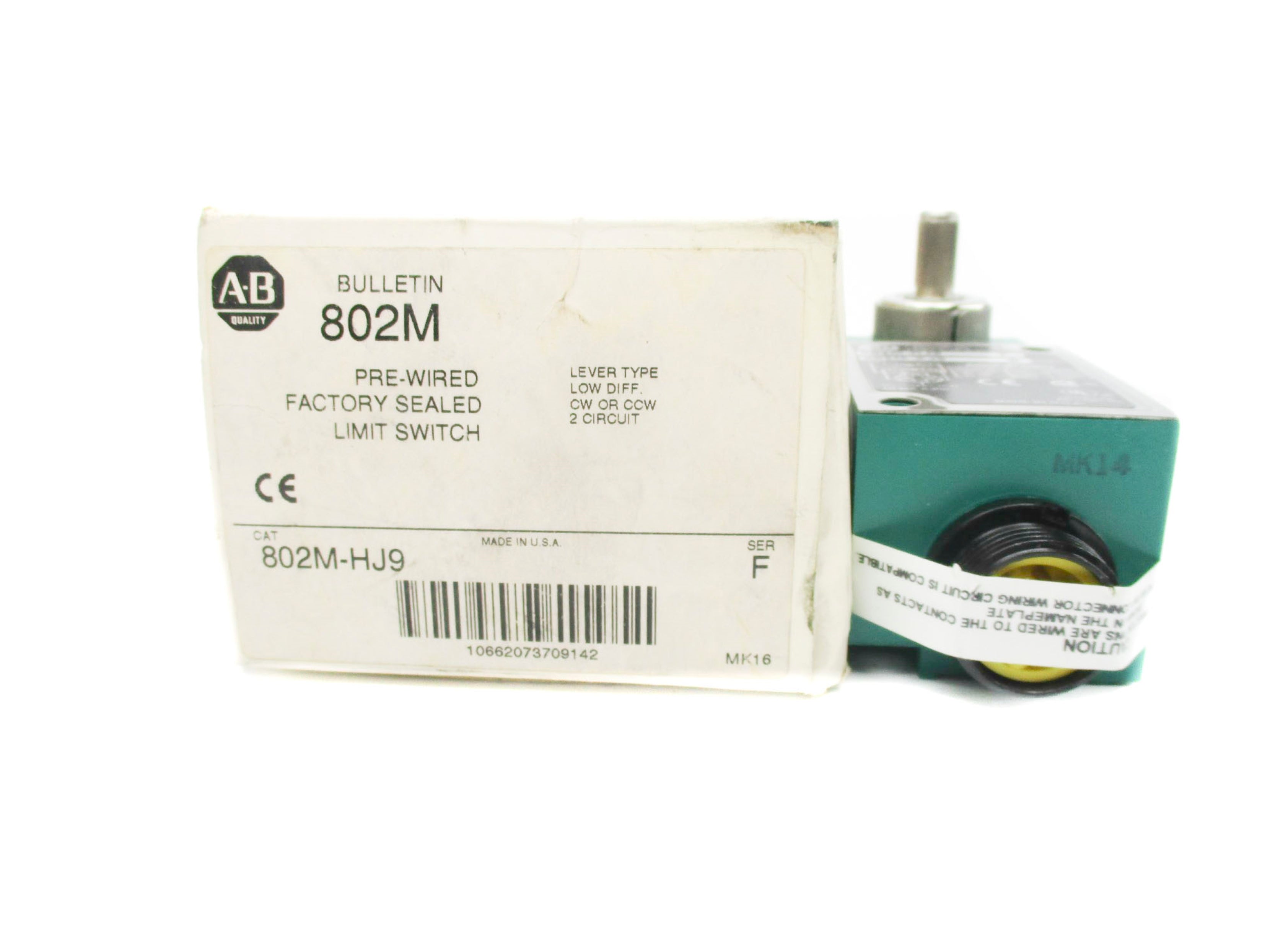 ALLEN BRADLEY 802M-HJ9 SER. F (WH) NSMP